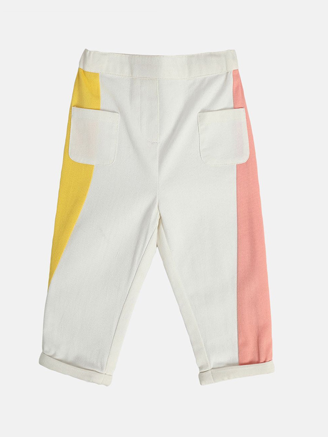 

MINI KLUB Girls Mid Rise Regular Fit Track Pant, White