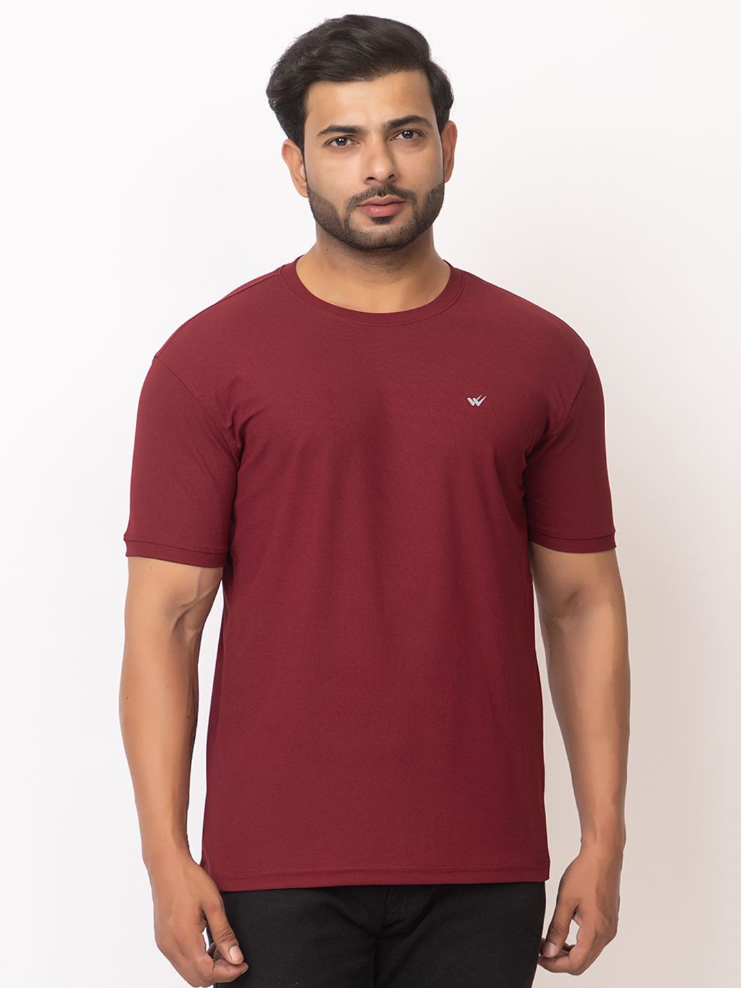 

WILD COPS Men T-shirt, Maroon