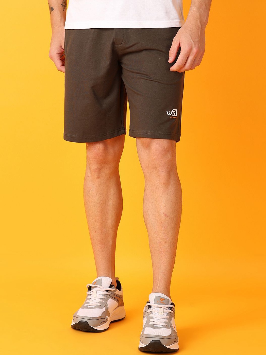 

V-Mart Men Solid Shorts, Brown