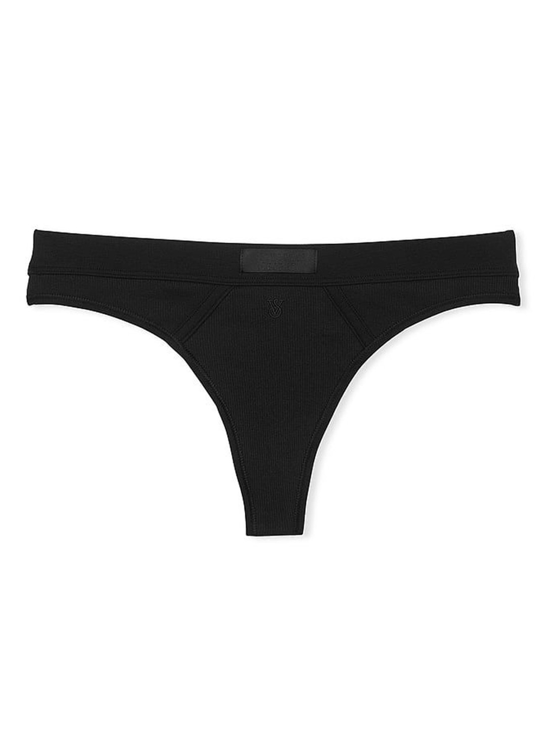 

Victoria's Secret Women Mid-Rise Thong Briefs, Black