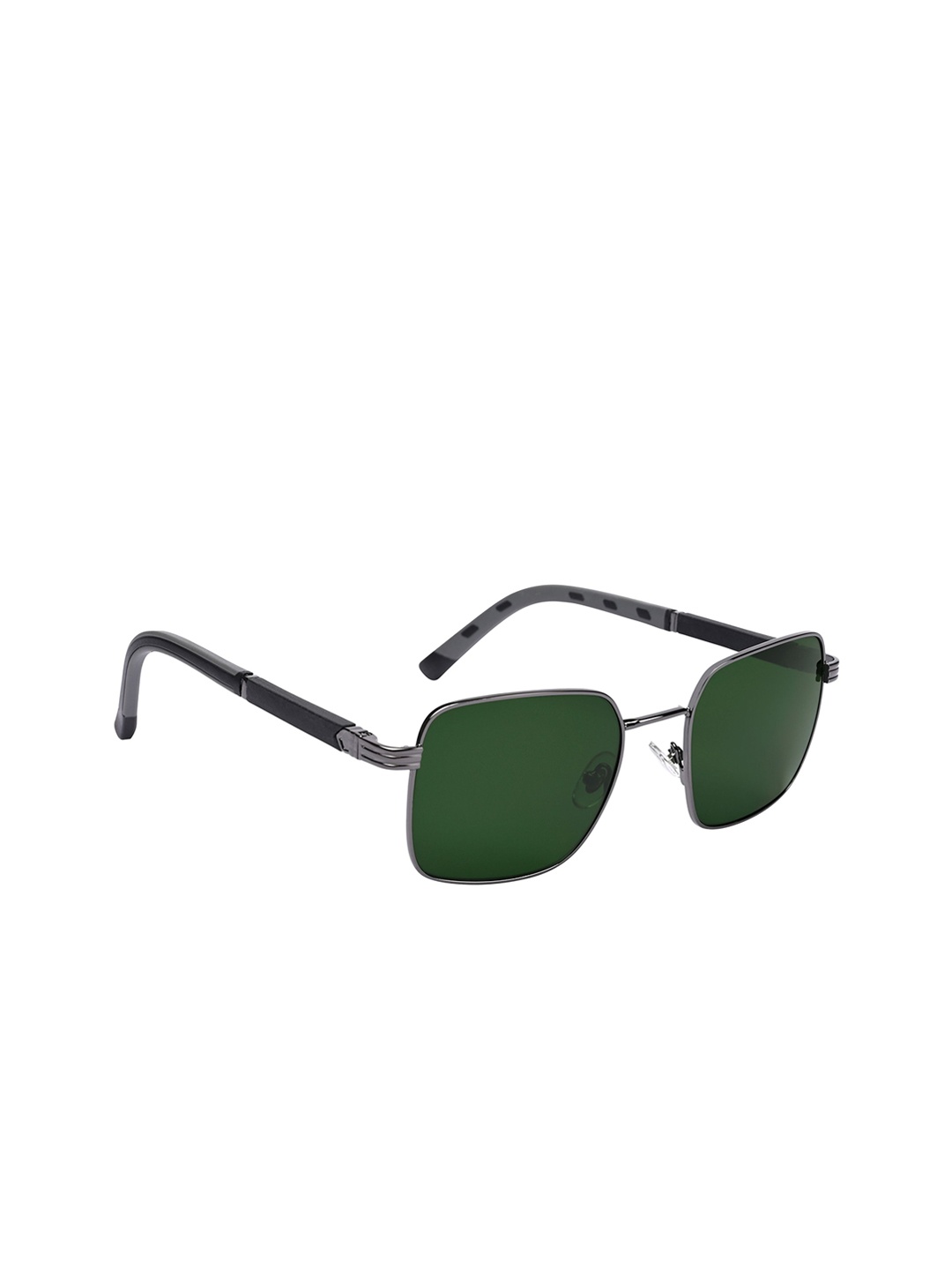 

Mast & Harbour Unisex UV Protected Square Sunglasses ES_94014-5-MH-78806-G15-GNBKG-SQWF, Green