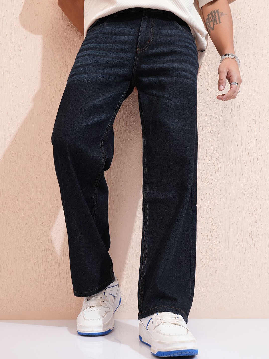 

HIGHLANDER Men Straight Fit Jeans, Blue