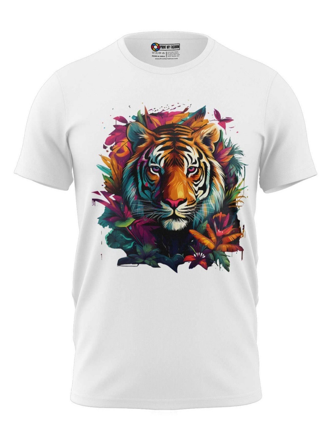 

Print My Fashion Boys Printed T-shirt, White