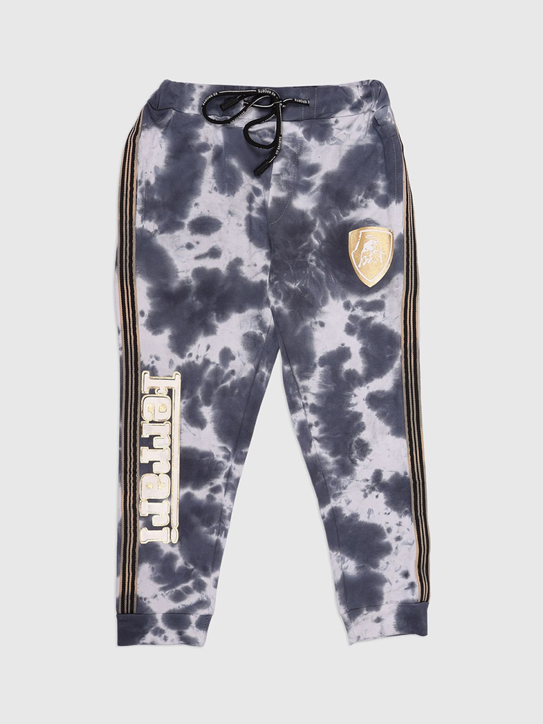 

Albion By CnM Boys Abstract Printed Mid Rise Joggers, Blue