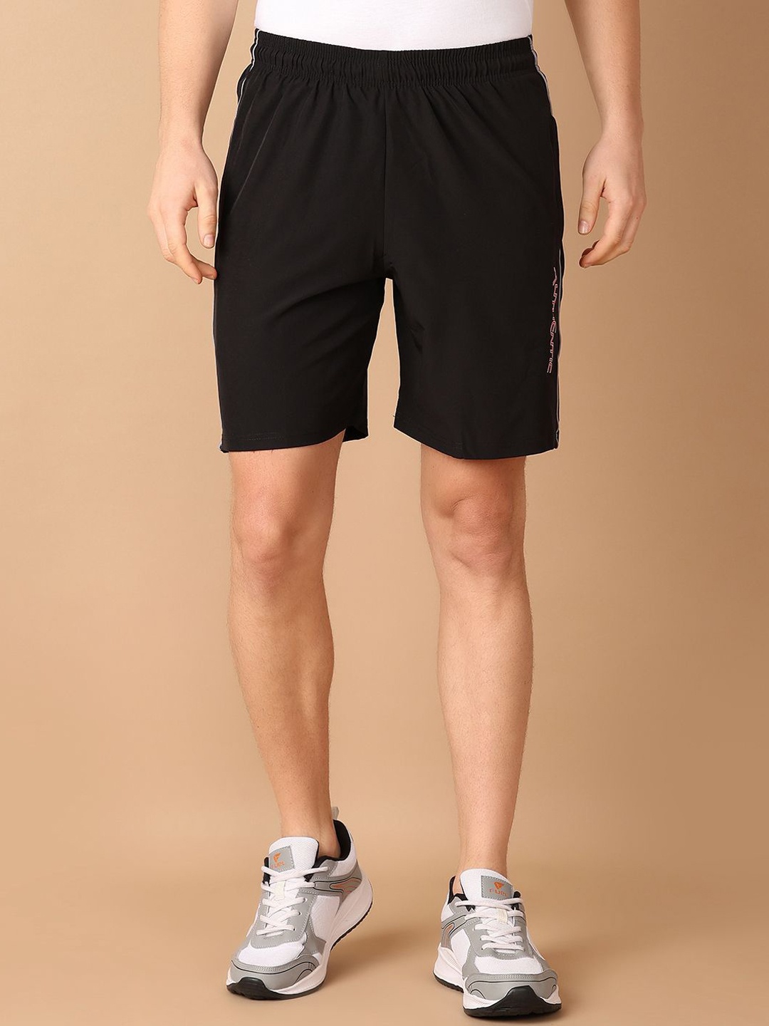 

V-Mart Men Mid-Rise Shorts, Black