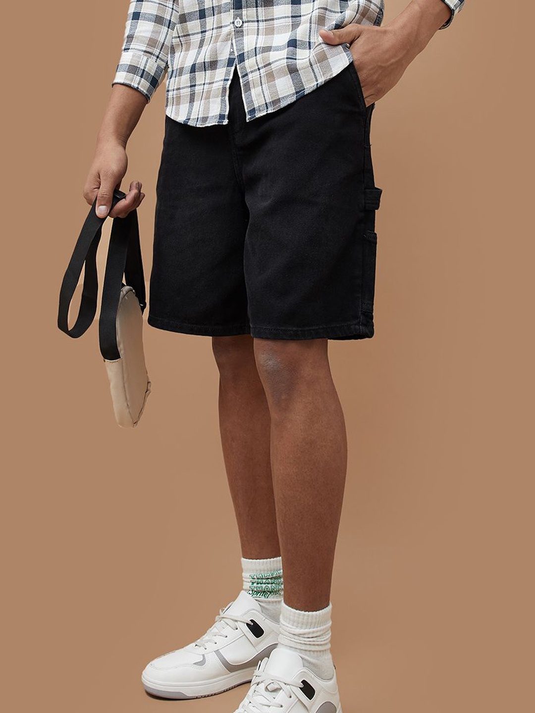 

Forca by Lifestyle Men Cargo Shorts, Black