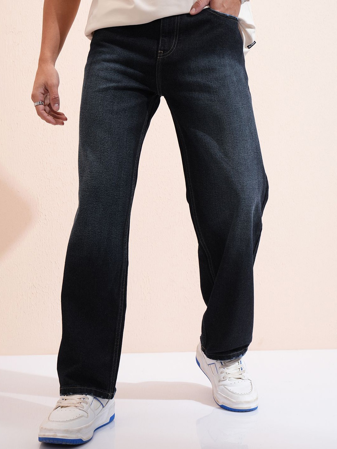 

HIGHLANDER Men Straight Fit Jeans, Blue