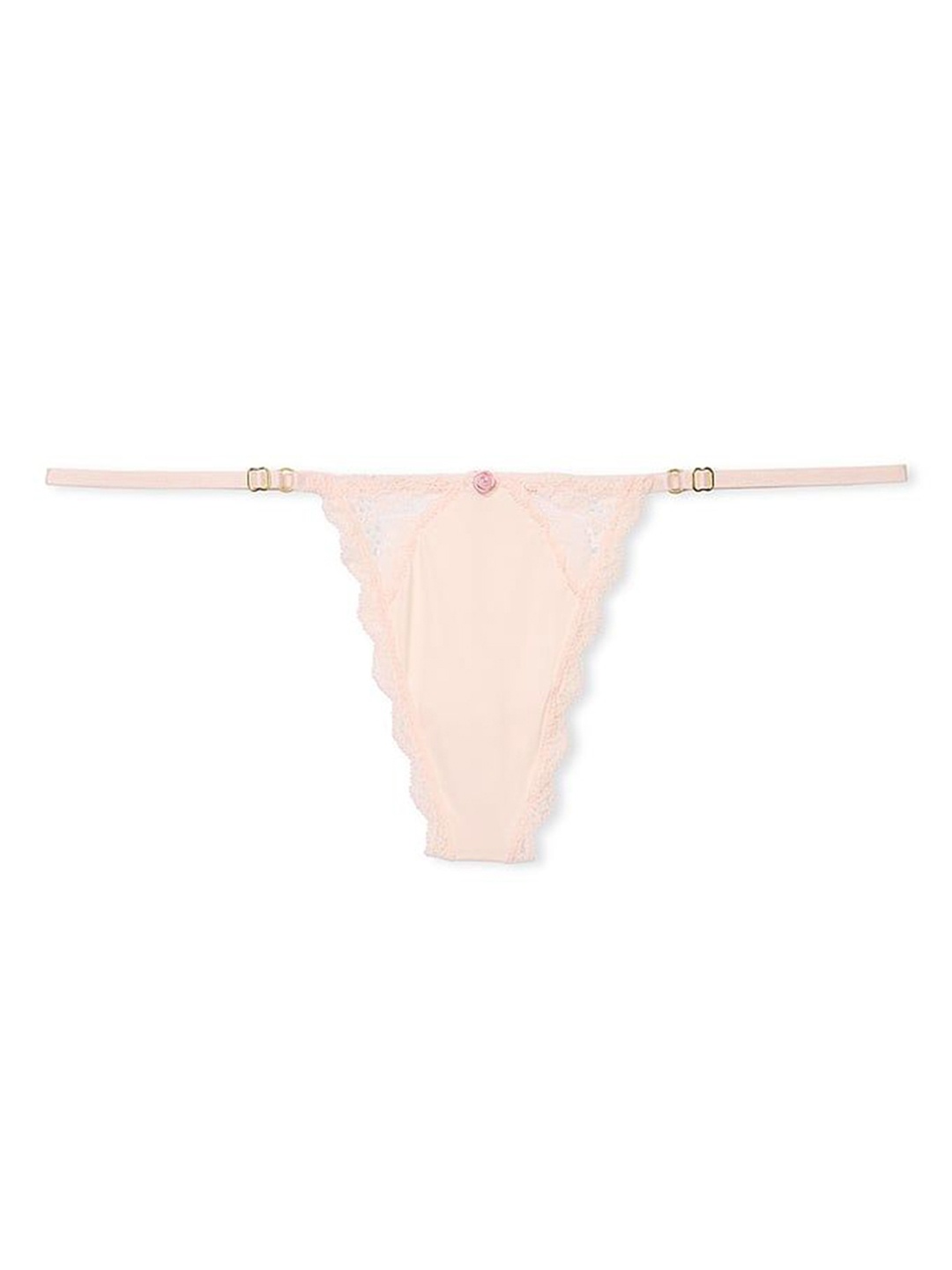 

Victoria's Secret Adjustable Thong Briefs-1125481511T1, Peach