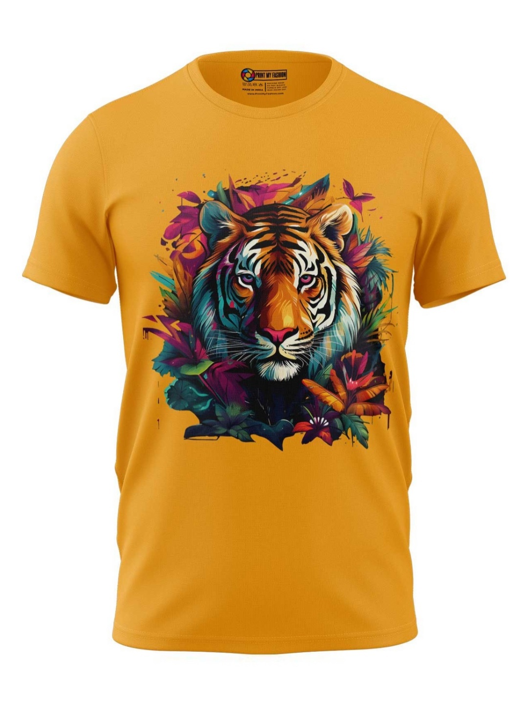 

Print My Fashion Boys Printed T-shirt, Yellow