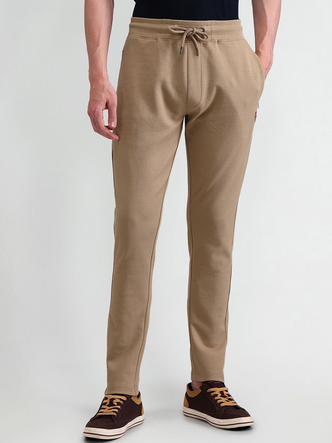 

U.S. Polo Assn. Denim Co. Men Slim-Fit Track Pants, Beige