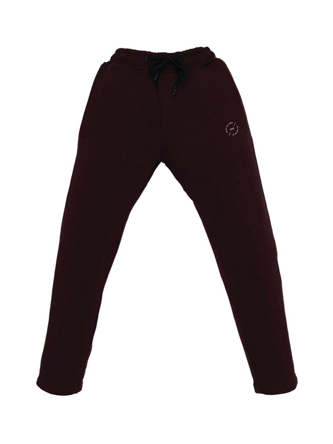 

Status Quo Boys Mid-Rise Track Pants, Maroon