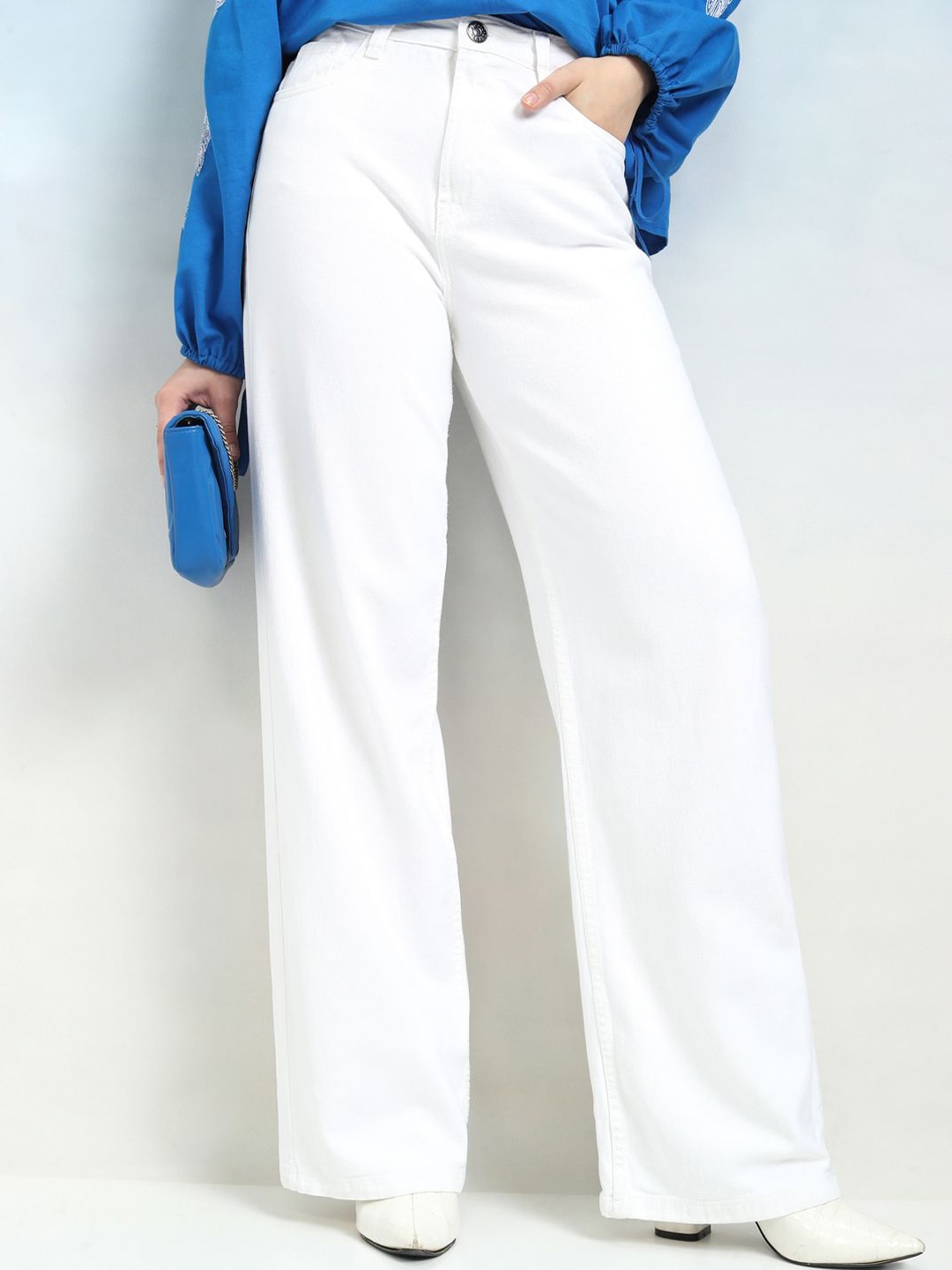 

Tokyo Talkies Women Straight Fit Jeans, White