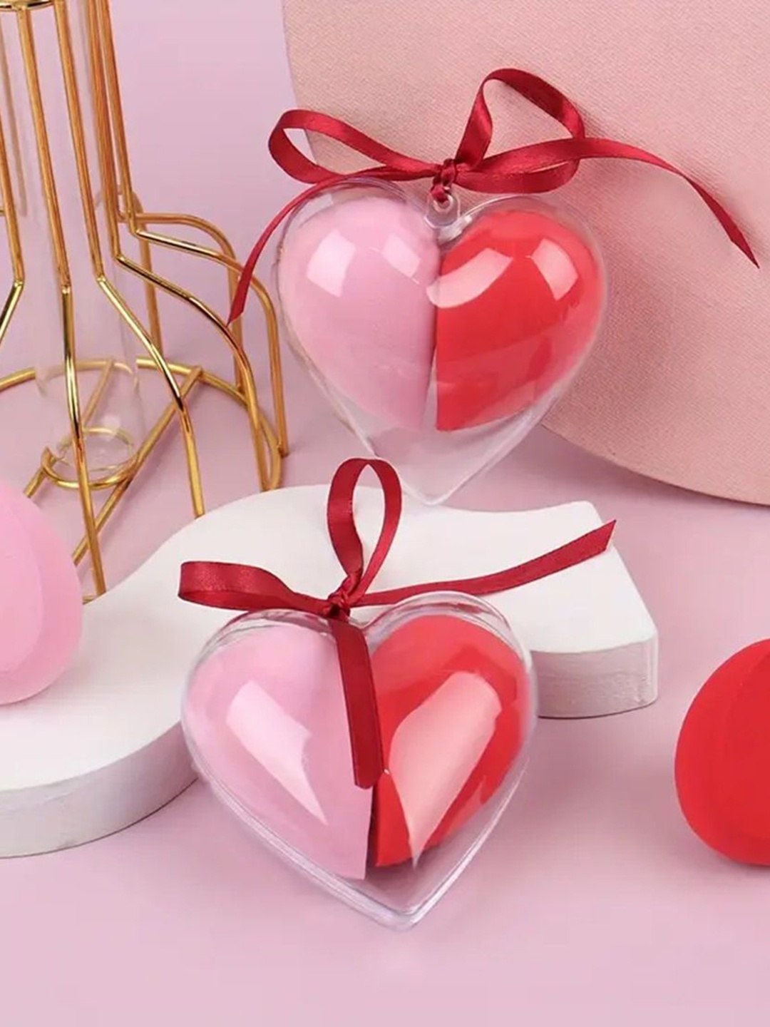 

Facejewel 2 Pcs Makeup Sponge Powder Puffs, Multi