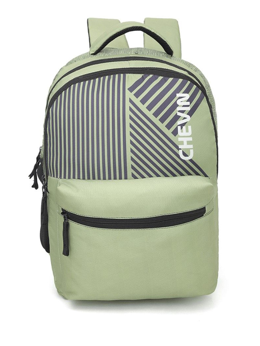 

CHEVIN Unisex Geometric Printed Backpack, Olive