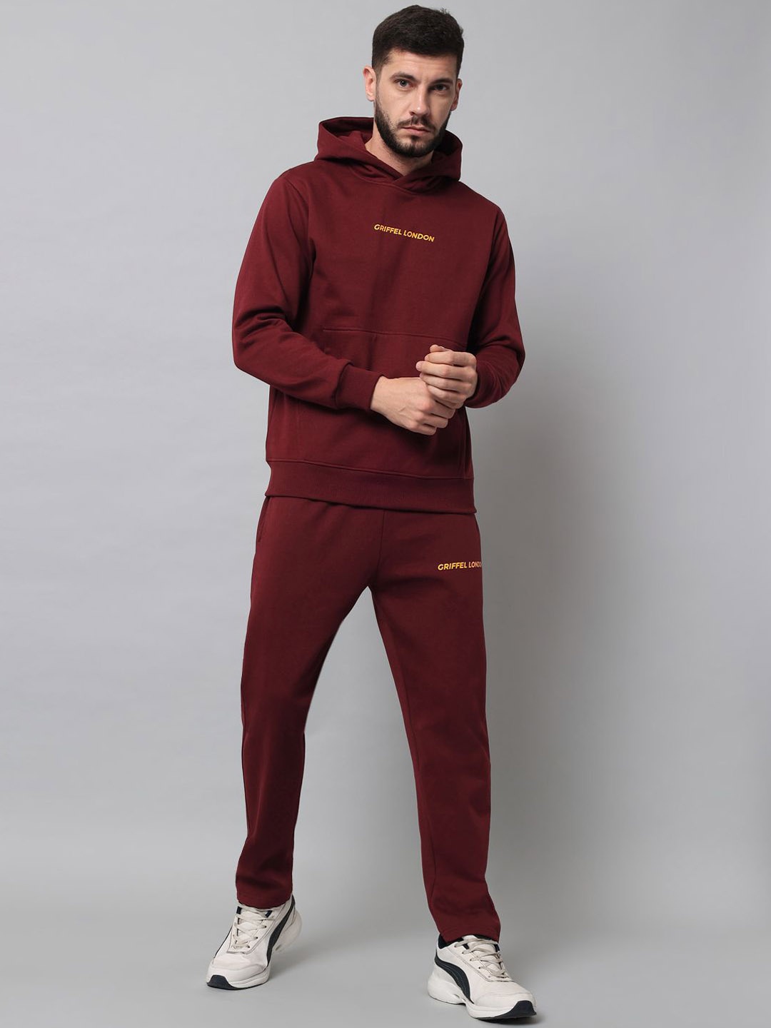

GRIFFEL Hooded Neck Tracksuits, Maroon