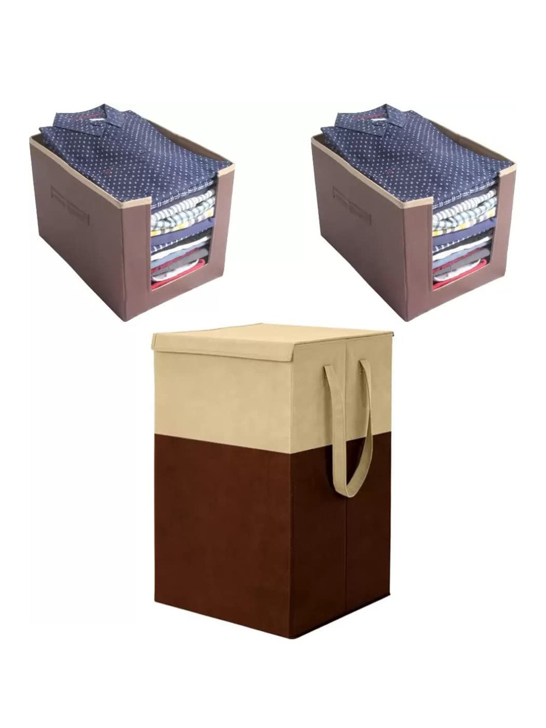 

prettykrafts Unisex Brown Organisers