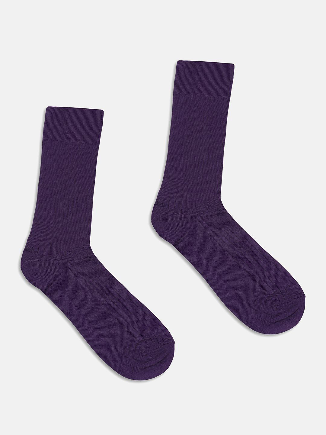

Blackberrys Men Cotton Calf-Length Socks, Purple