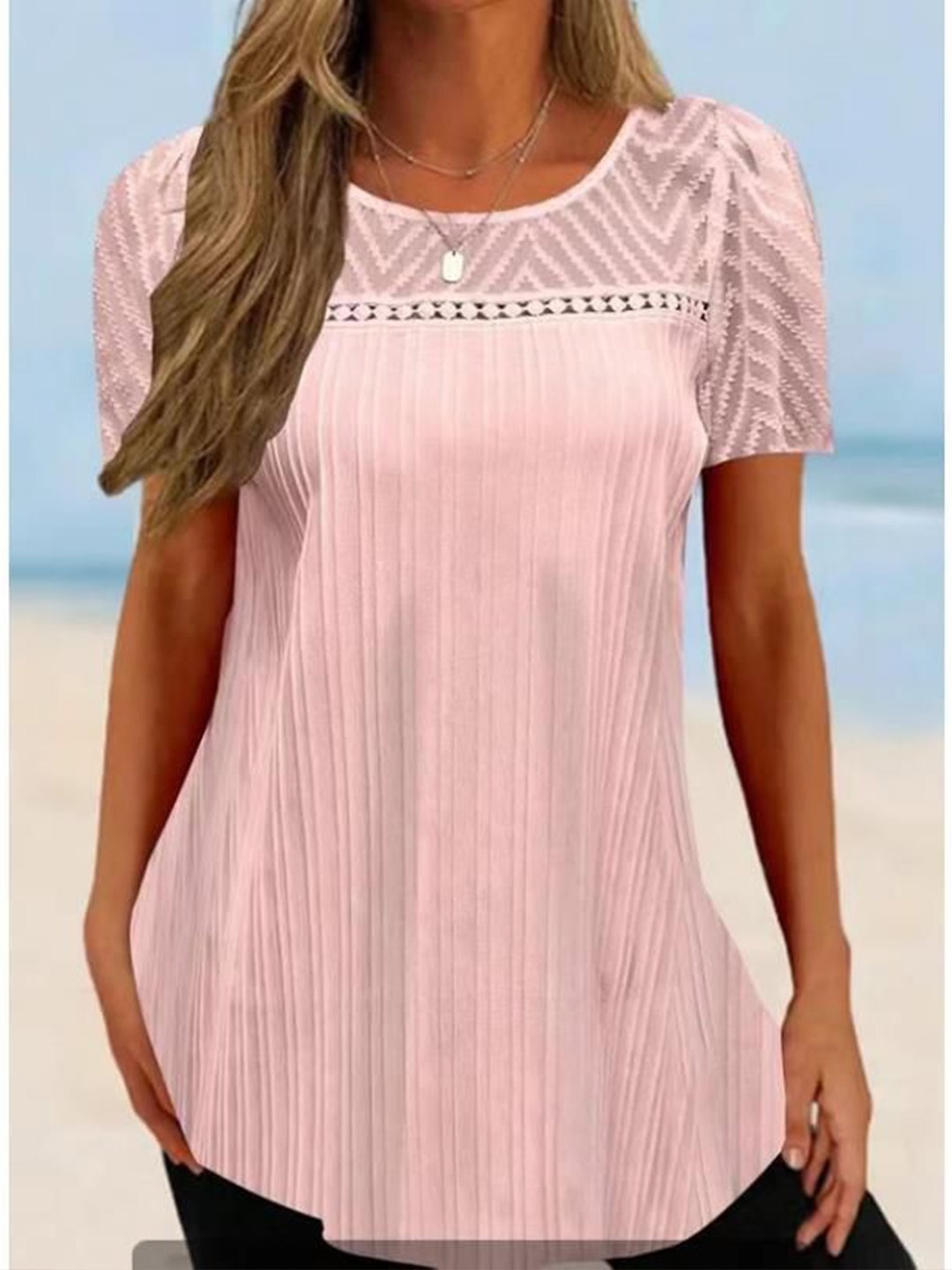 

StyleCast Shirt Style Top, Pink