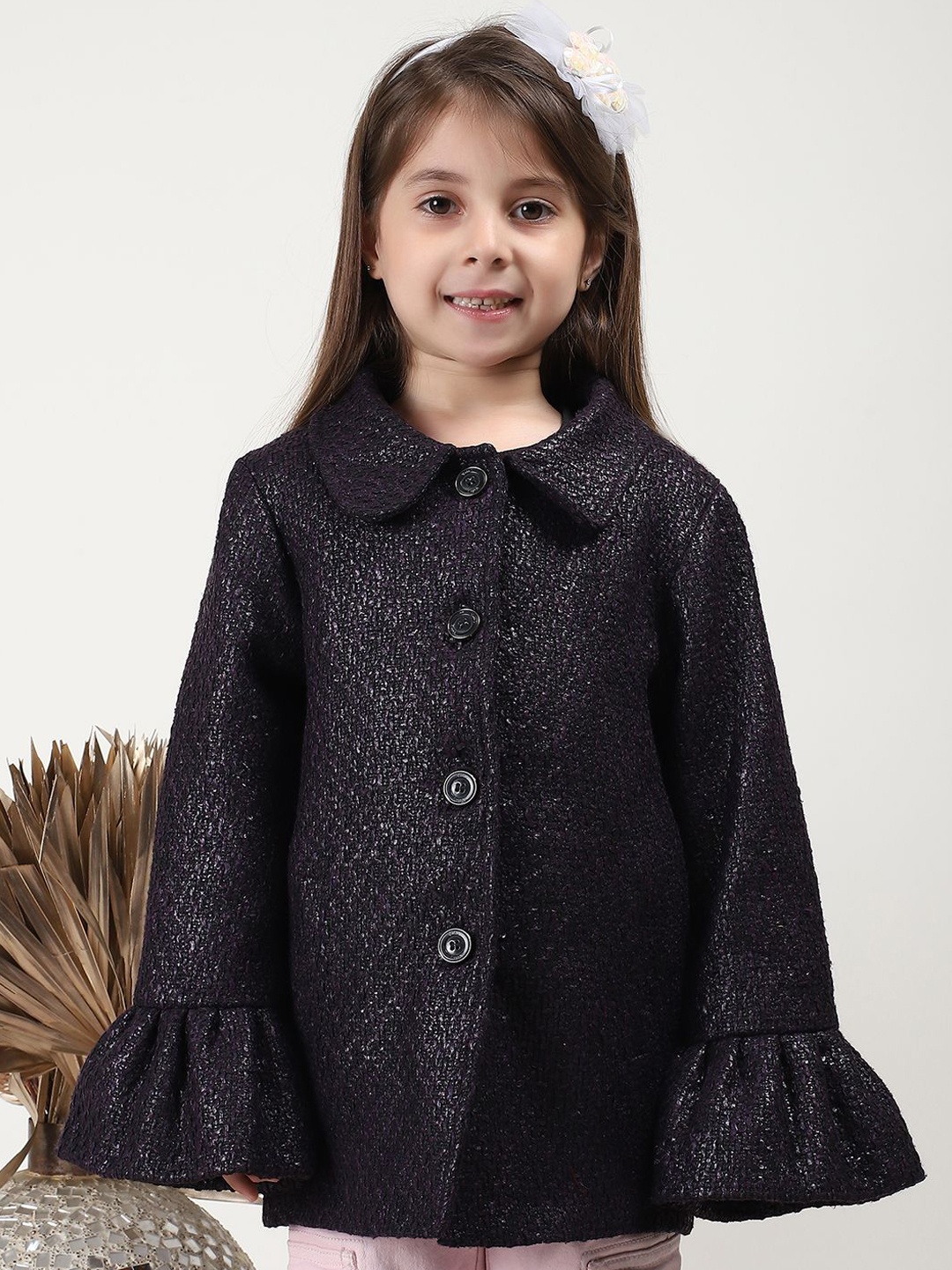 

HOUSE OF VEDAS Girls Lightweight Tailored Jacket, Purple