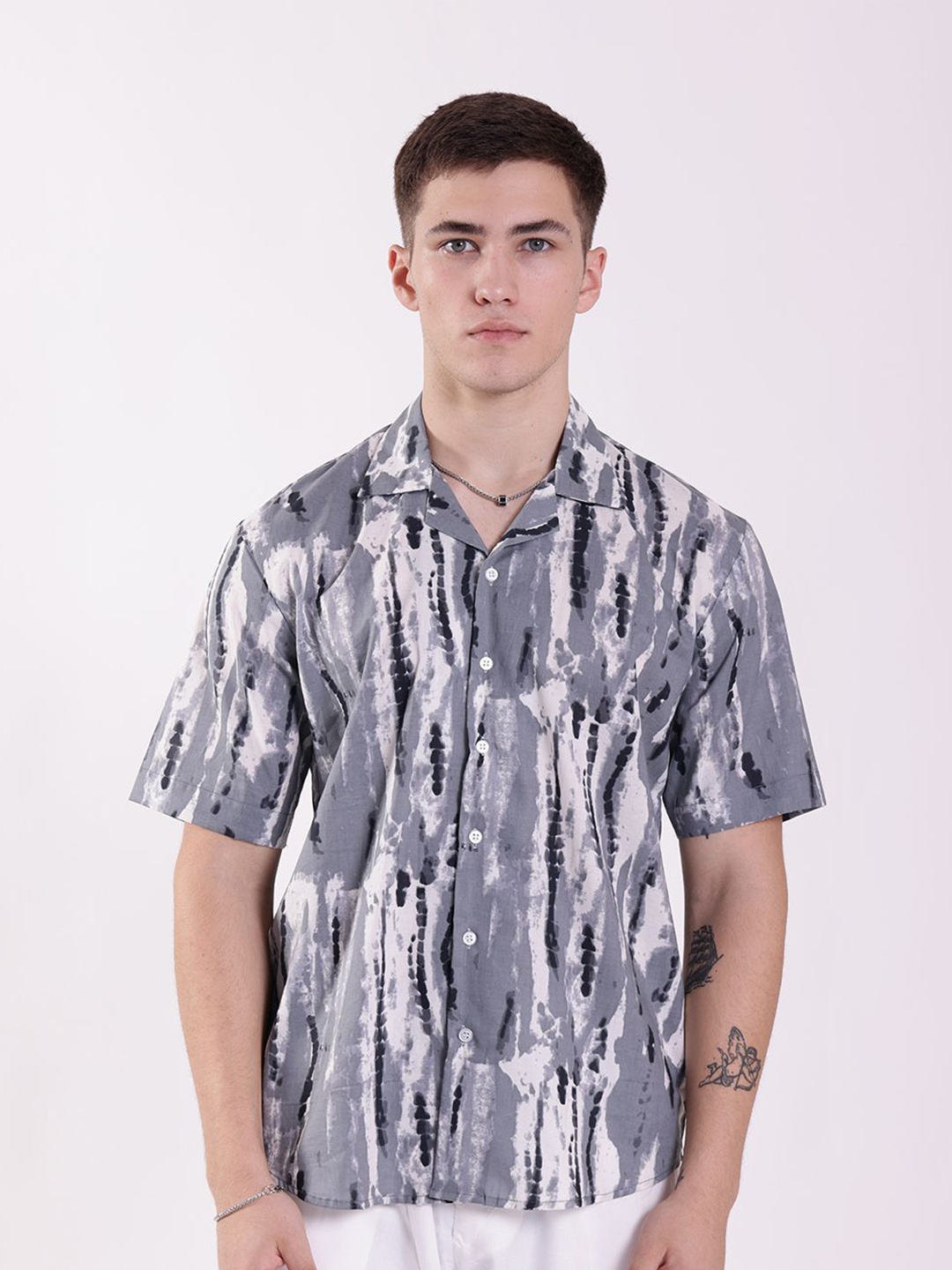 

RAYONBAY Men Relaxed Opaque Printed Casual Shirt, Multi