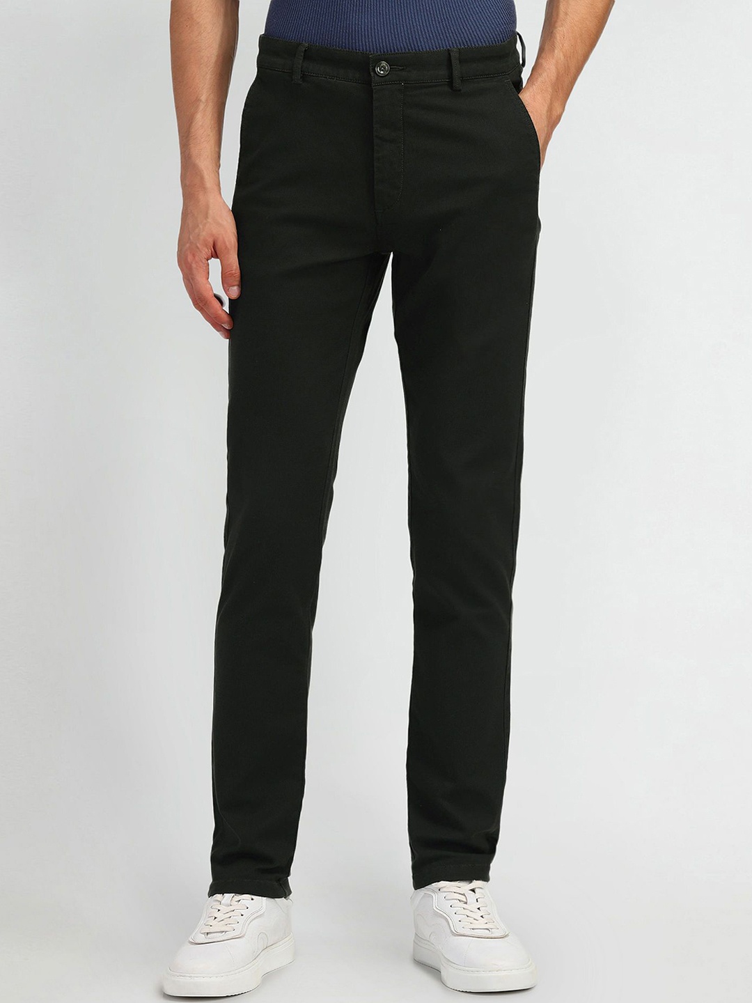 

Arrow Sport Men Urban Slim Slim Fit Trousers, Green
