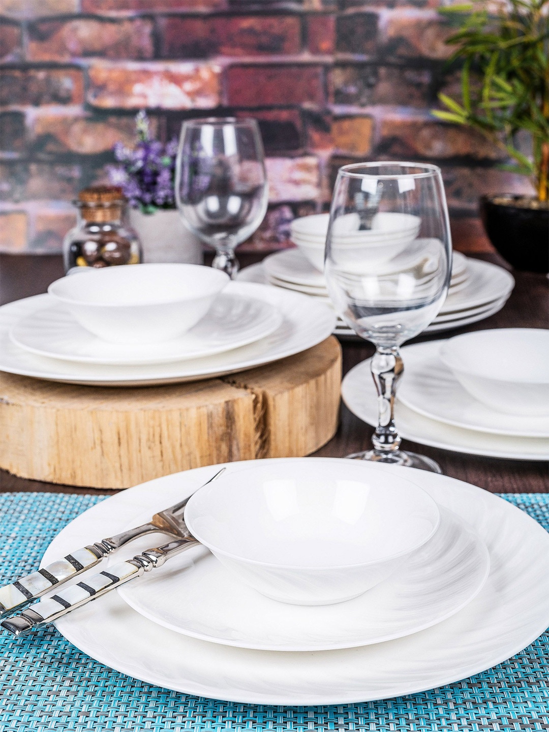 

GOODHOMES Unisex White Dinner Set