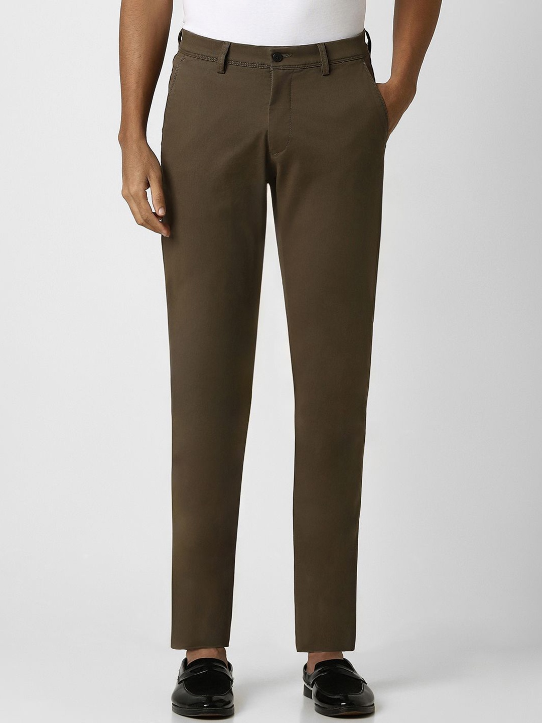 

Van Heusen Sport Men Slim Fit Trousers, Brown