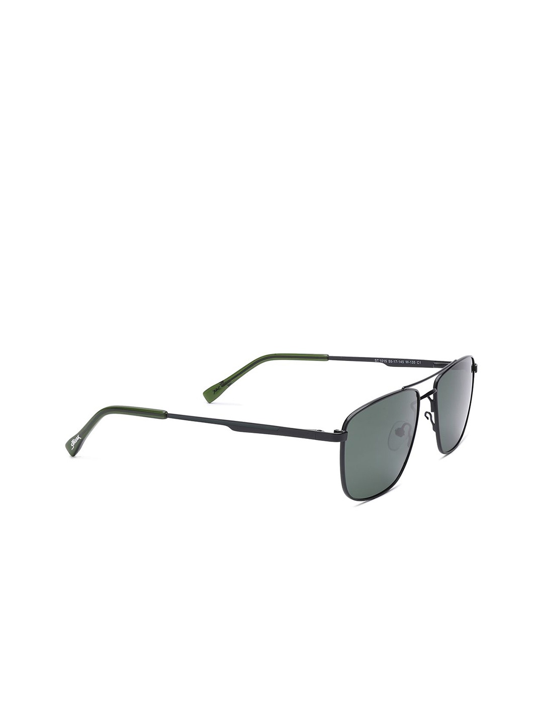 

Specsmakers Unisex Square Sunglasses SMFBKMGR55STP1015, Green
