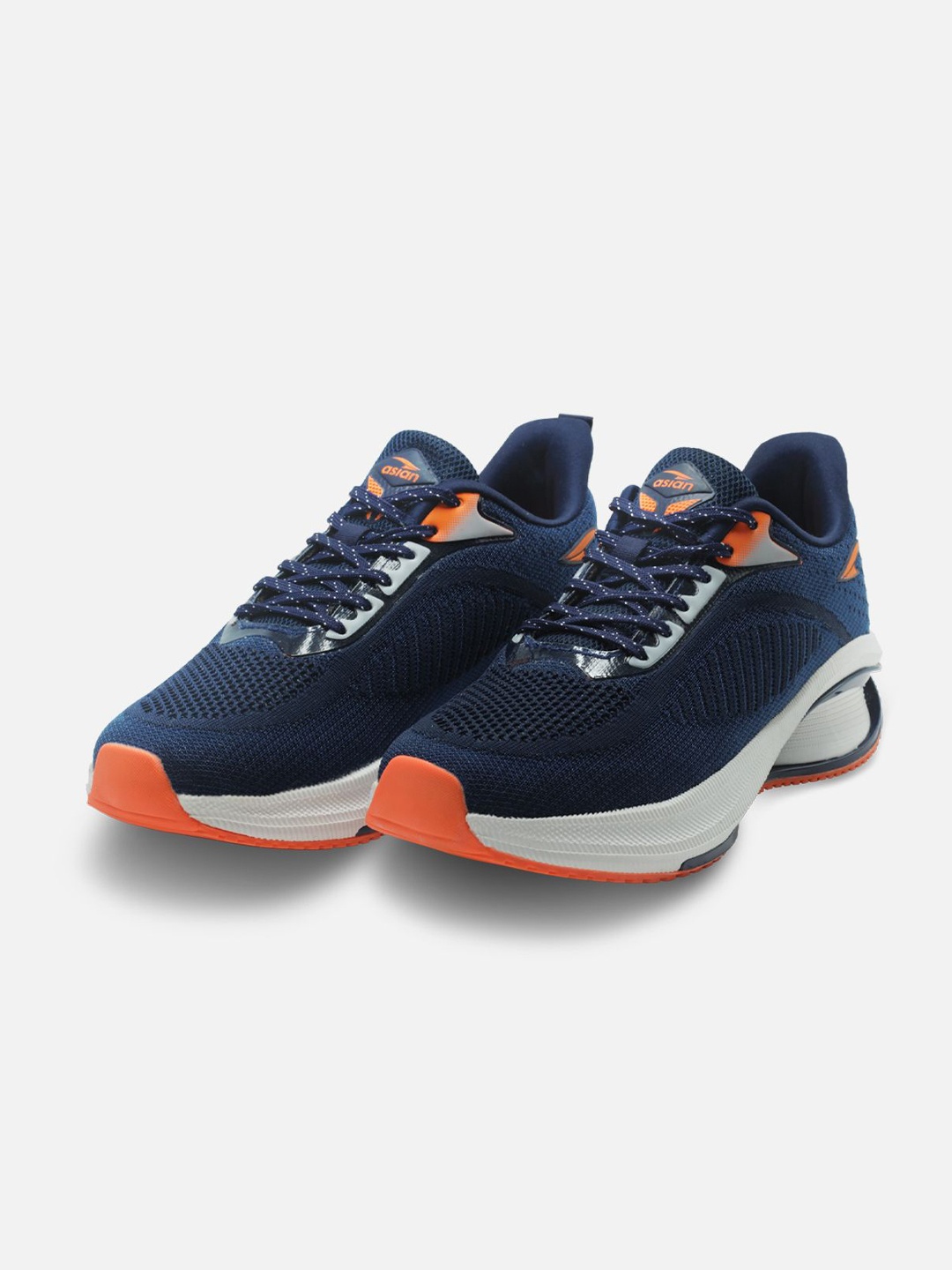 

ASIAN Men Mesh Running Non-Marking Shoes, Navy blue