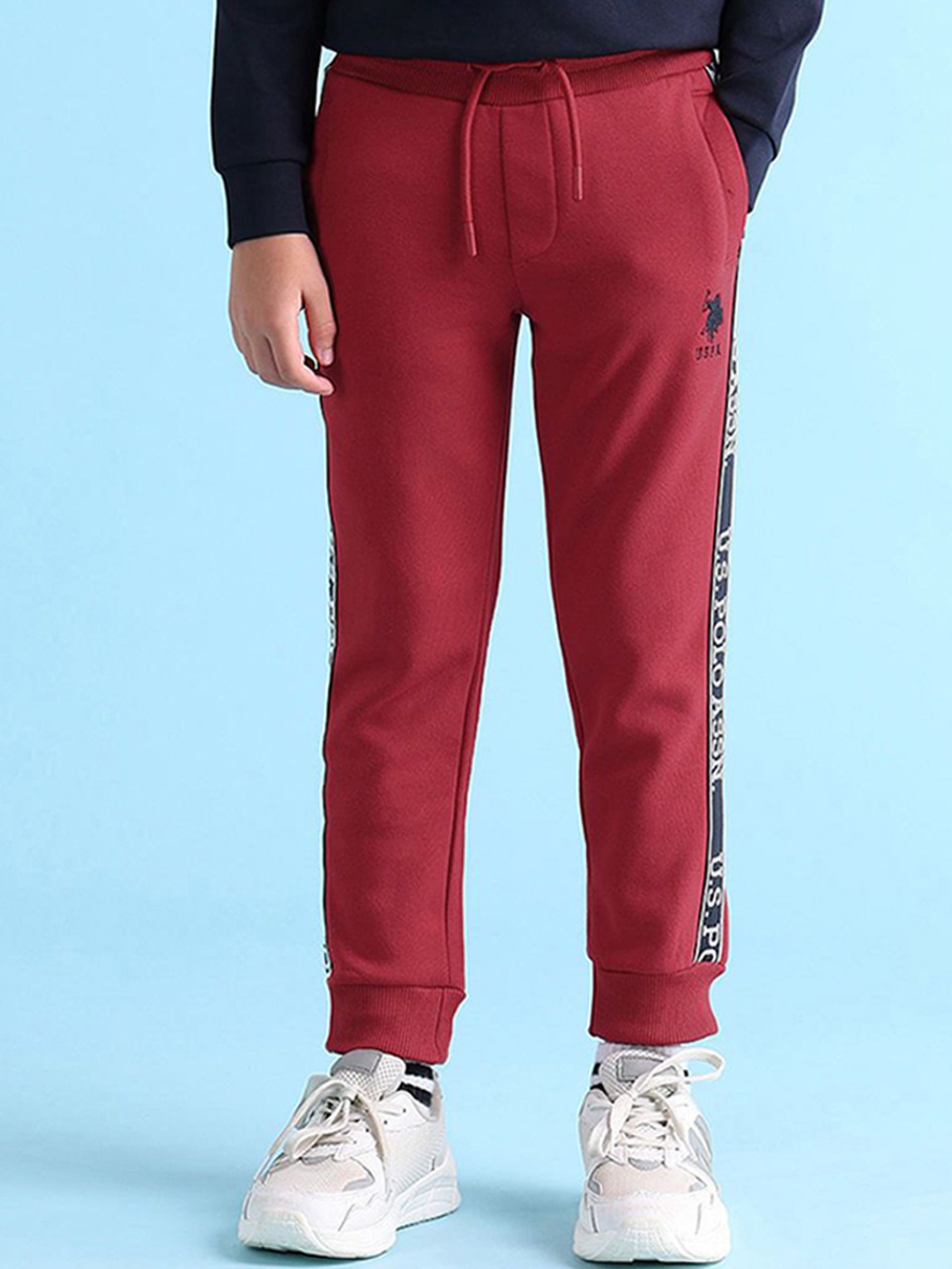 

U.S. Polo Assn. Kids Boys Classic Trousers, Red