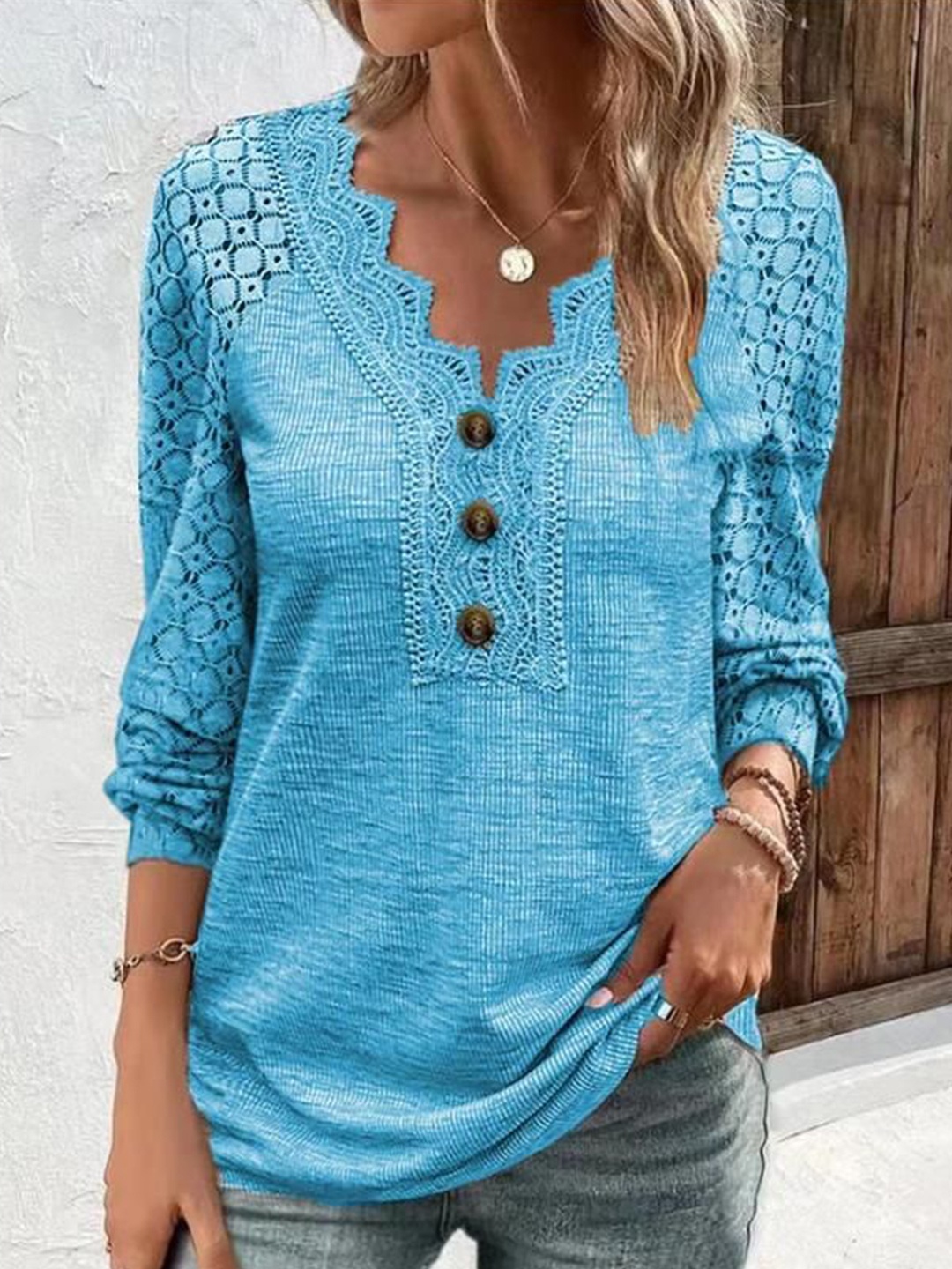 

StyleCast Shirt Style Top, Blue