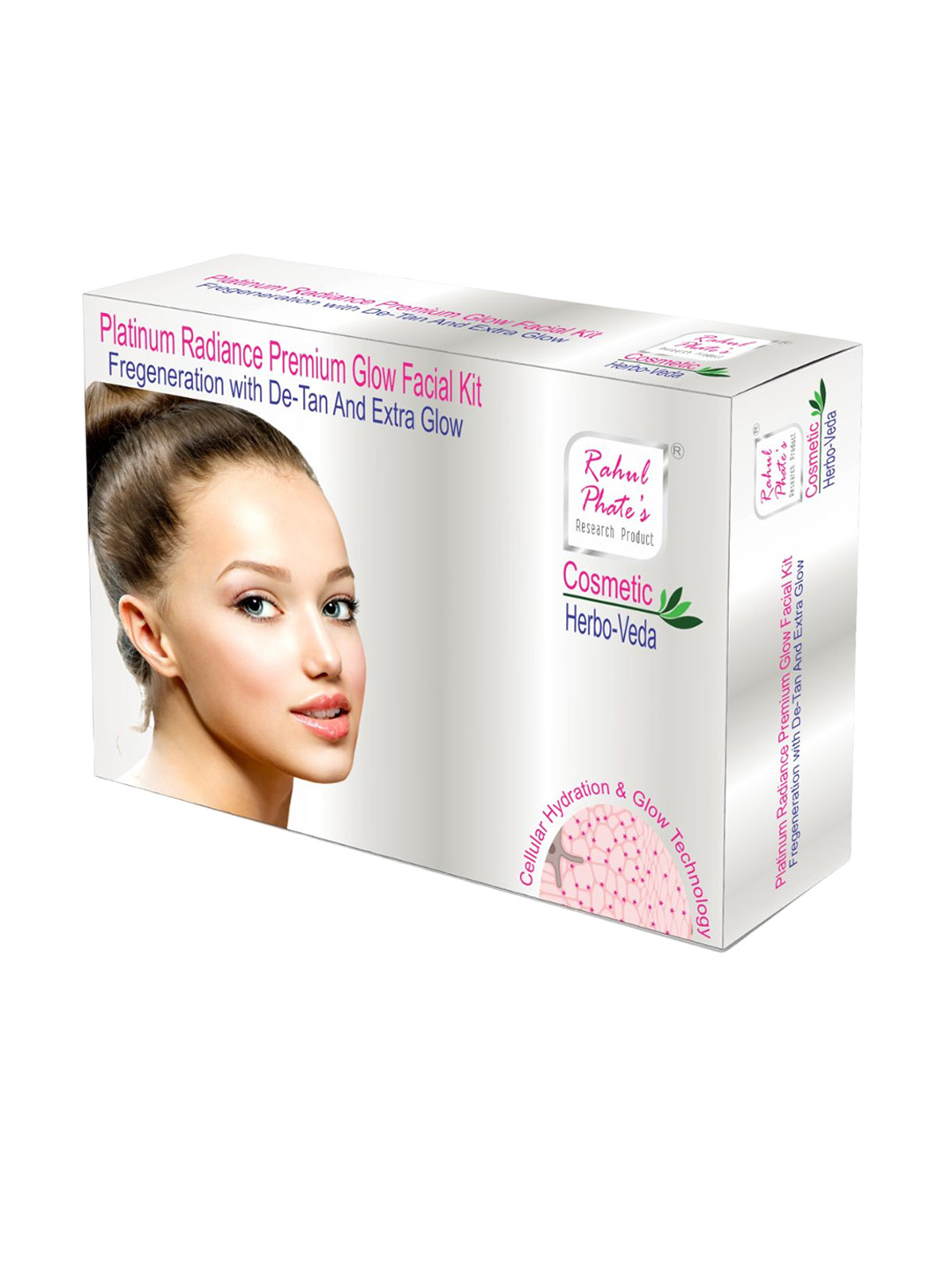 

Rahul Phate Research Product Platinum Radiance Premium Glow Facial Kit 52 g, White
