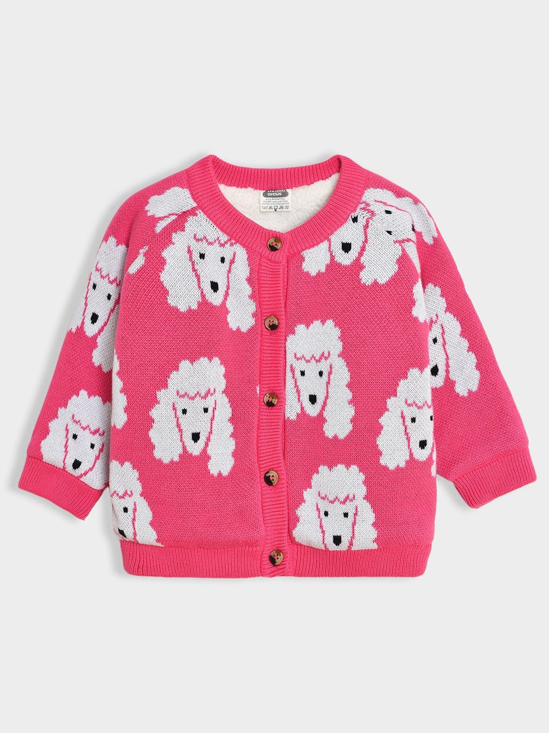 

MiArcus Printed Pattern Knitted Sweater, Pink