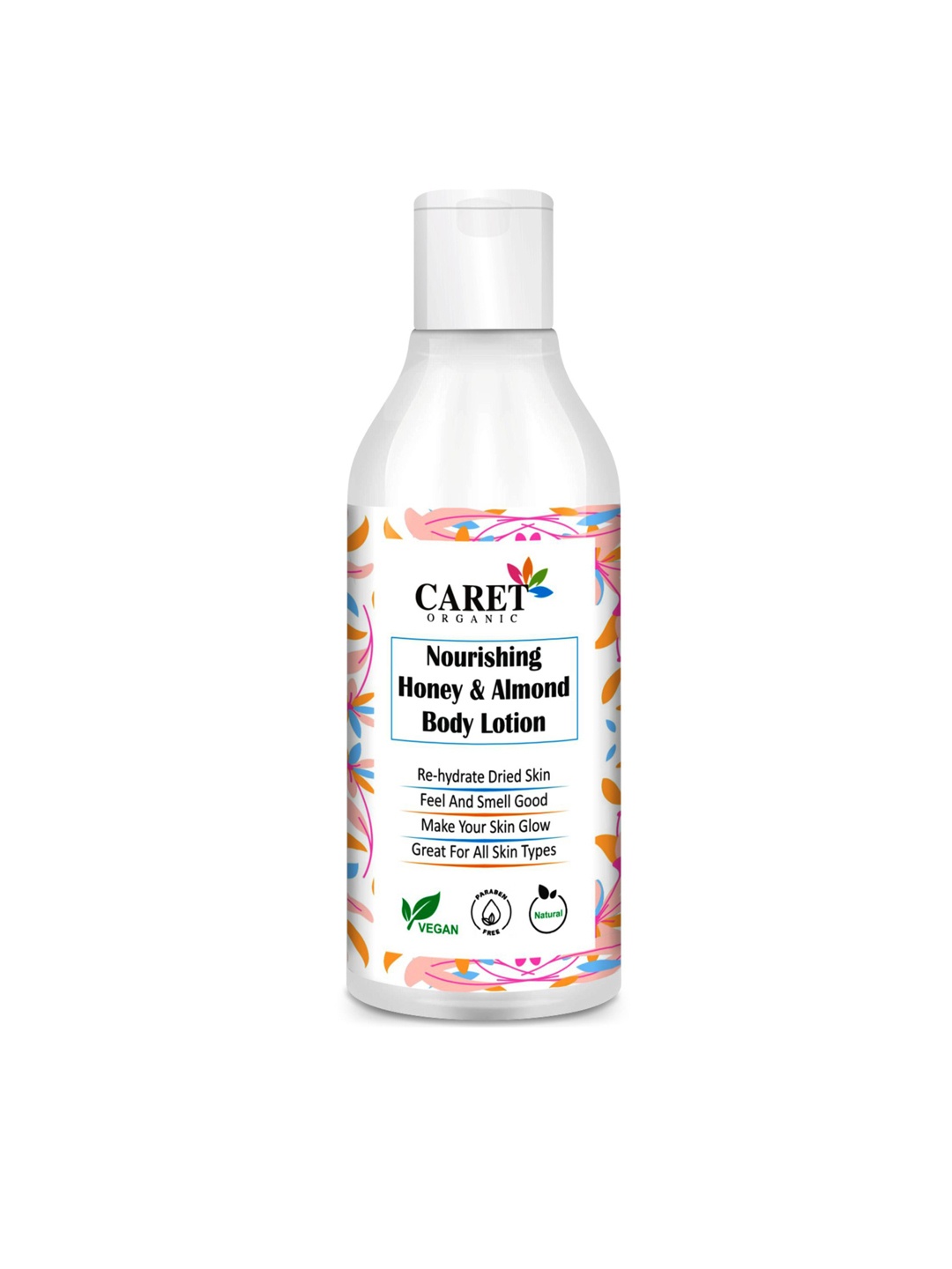 

CARET ORGANIC Honey & Almond Body Lotion - 250 ml, White