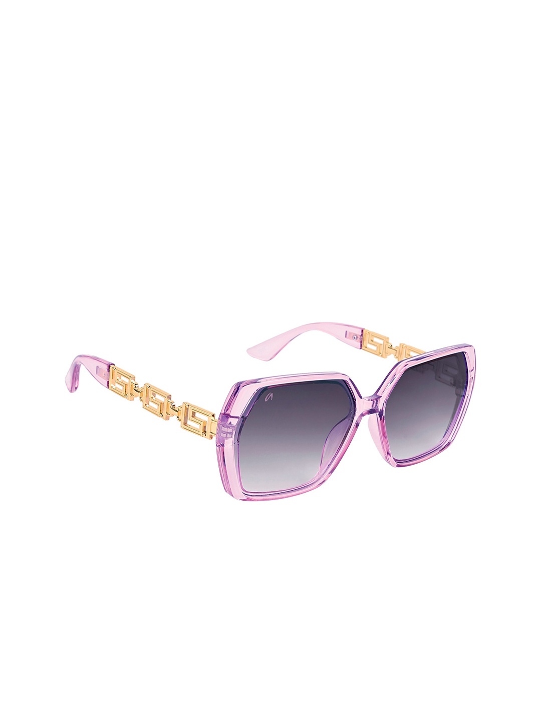 

AISLIN Women UV Protected Rectangle Sunglasses ES_13340-86-AS-7001-GYPR-cPRGL-RT, Grey