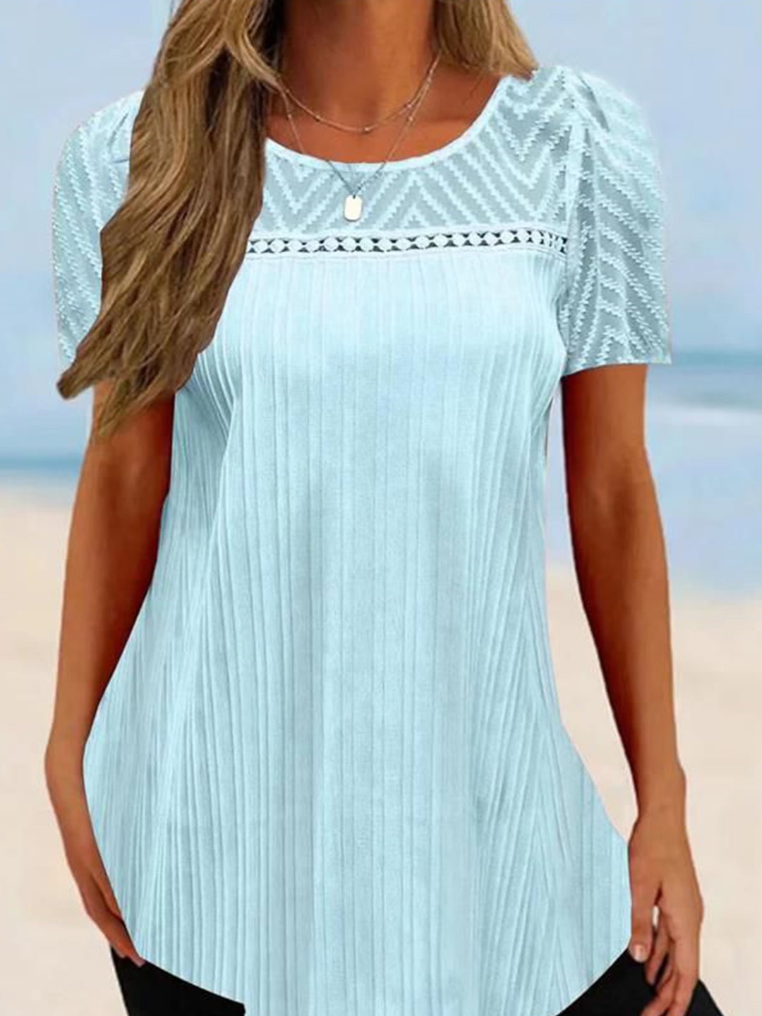 

StyleCast Shirt Style Top, Blue