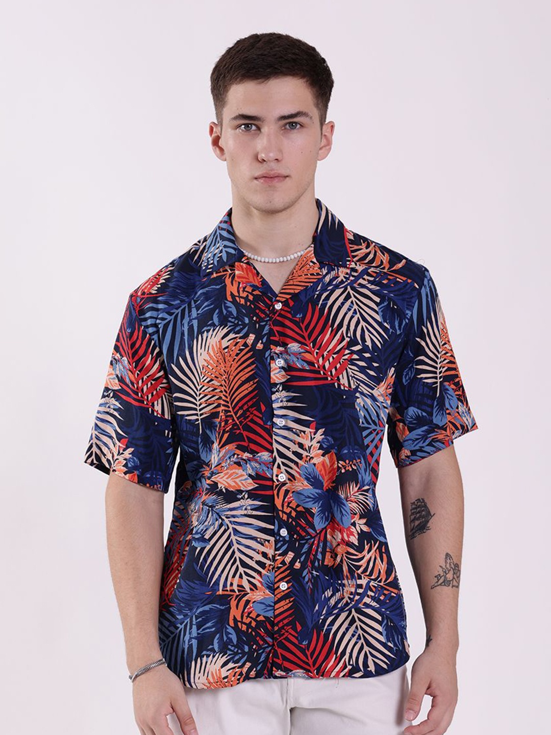 

RAYONBAY Men Relaxed Floral Opaque Printed Casual Shirt, Multi