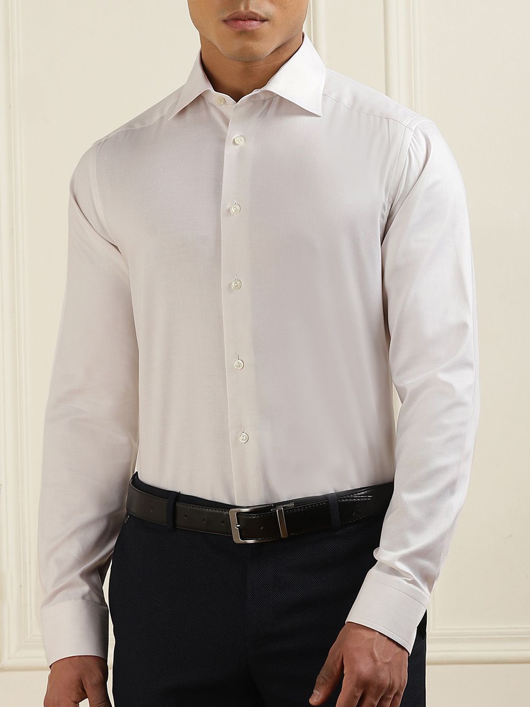 

Eton Men Slim Fit Opaque Formal Shirt, White