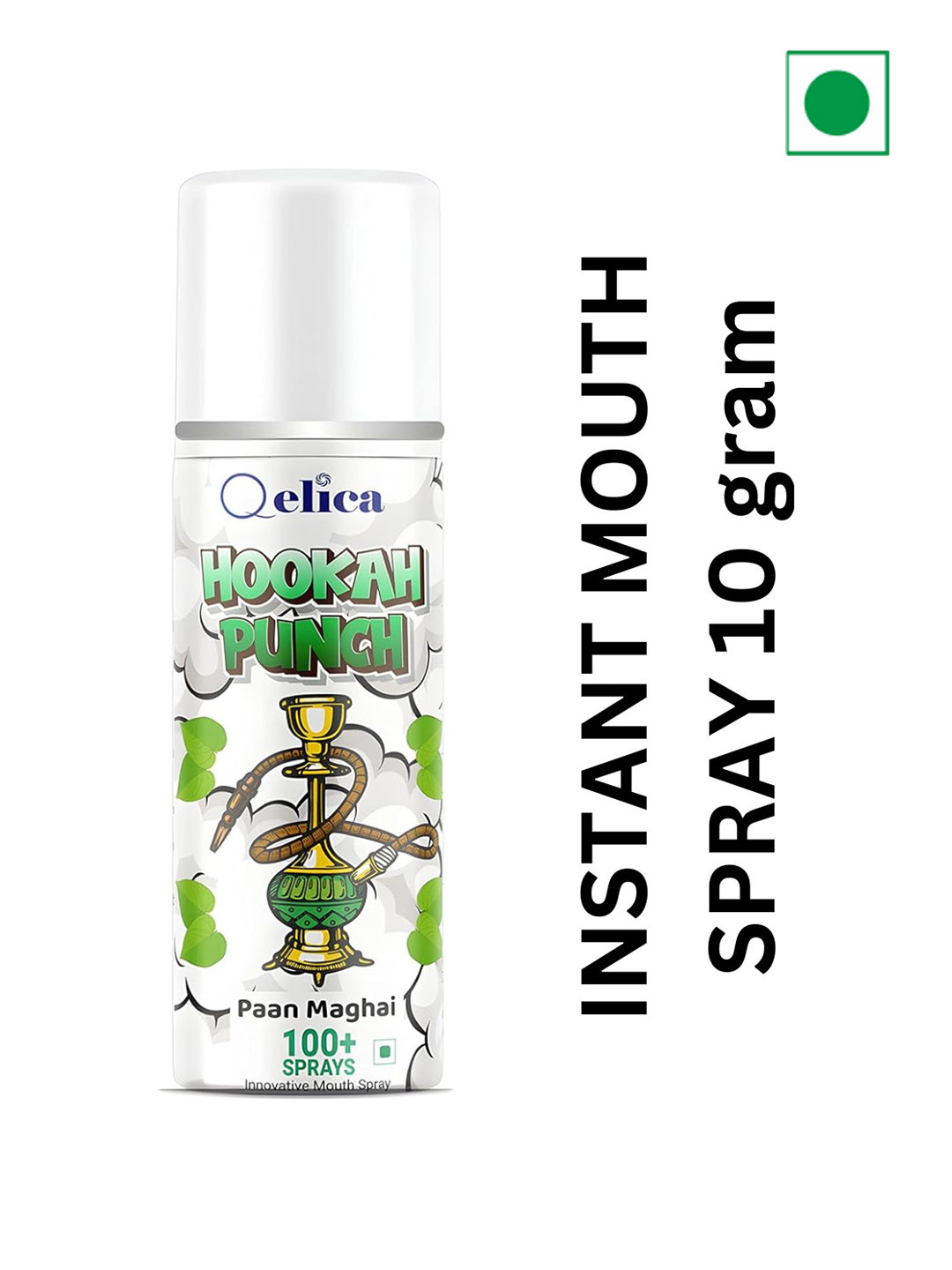 

Qelica Hookah Punch Mouth Freshener Spray 10 g, White
