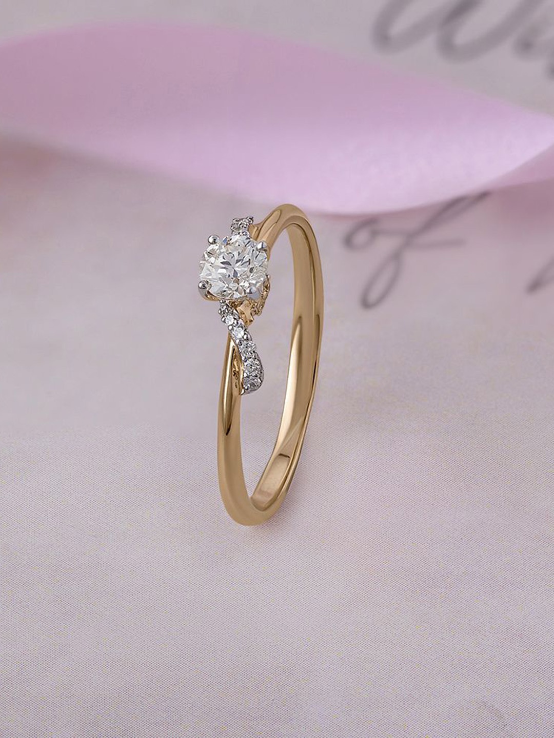 

Mia by Tanishq 14KT Diamond Ring, Yellow