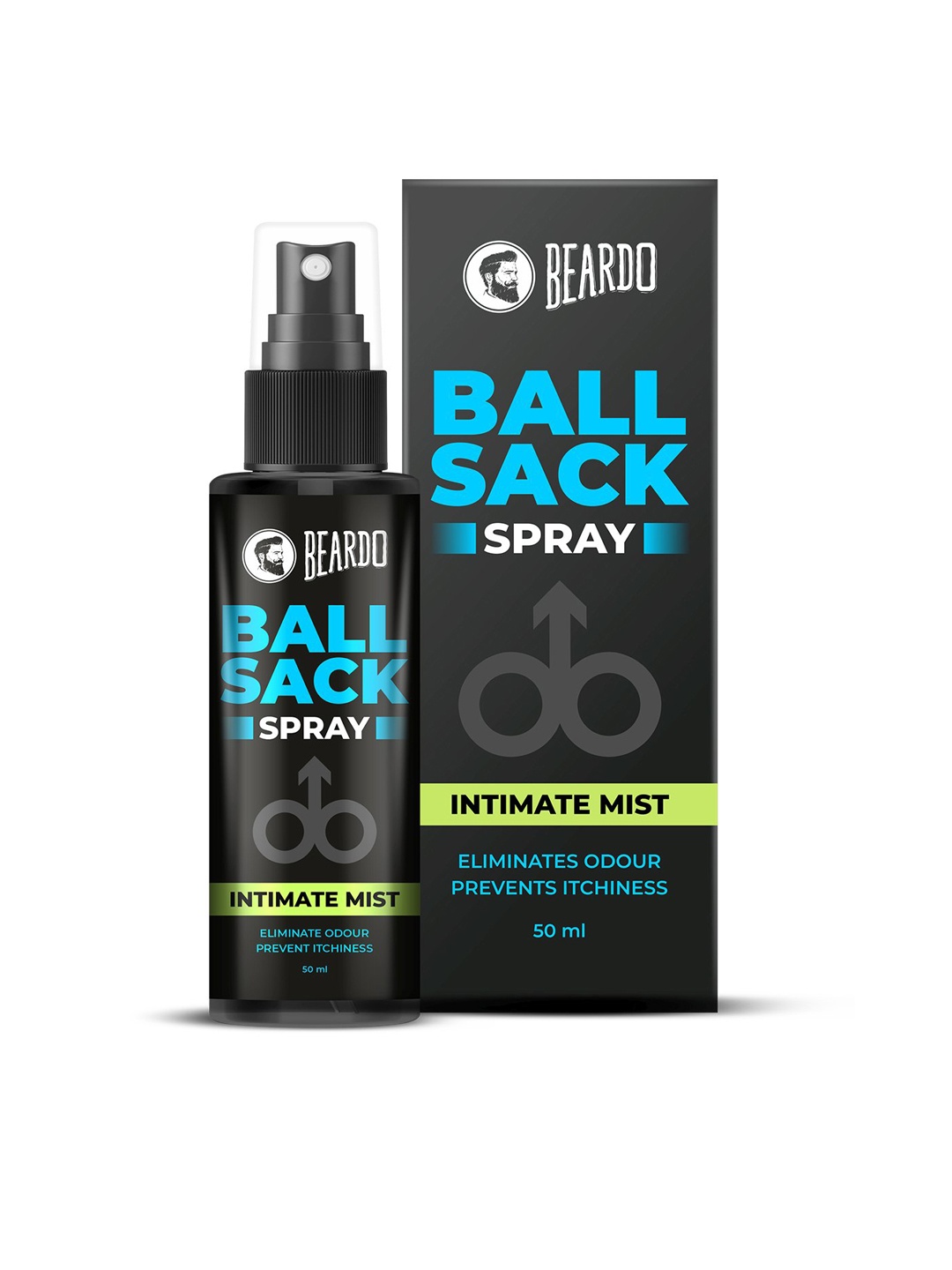 

BEARDO Men Intimate Mist Ball Sack Spray - 50 ml, Black