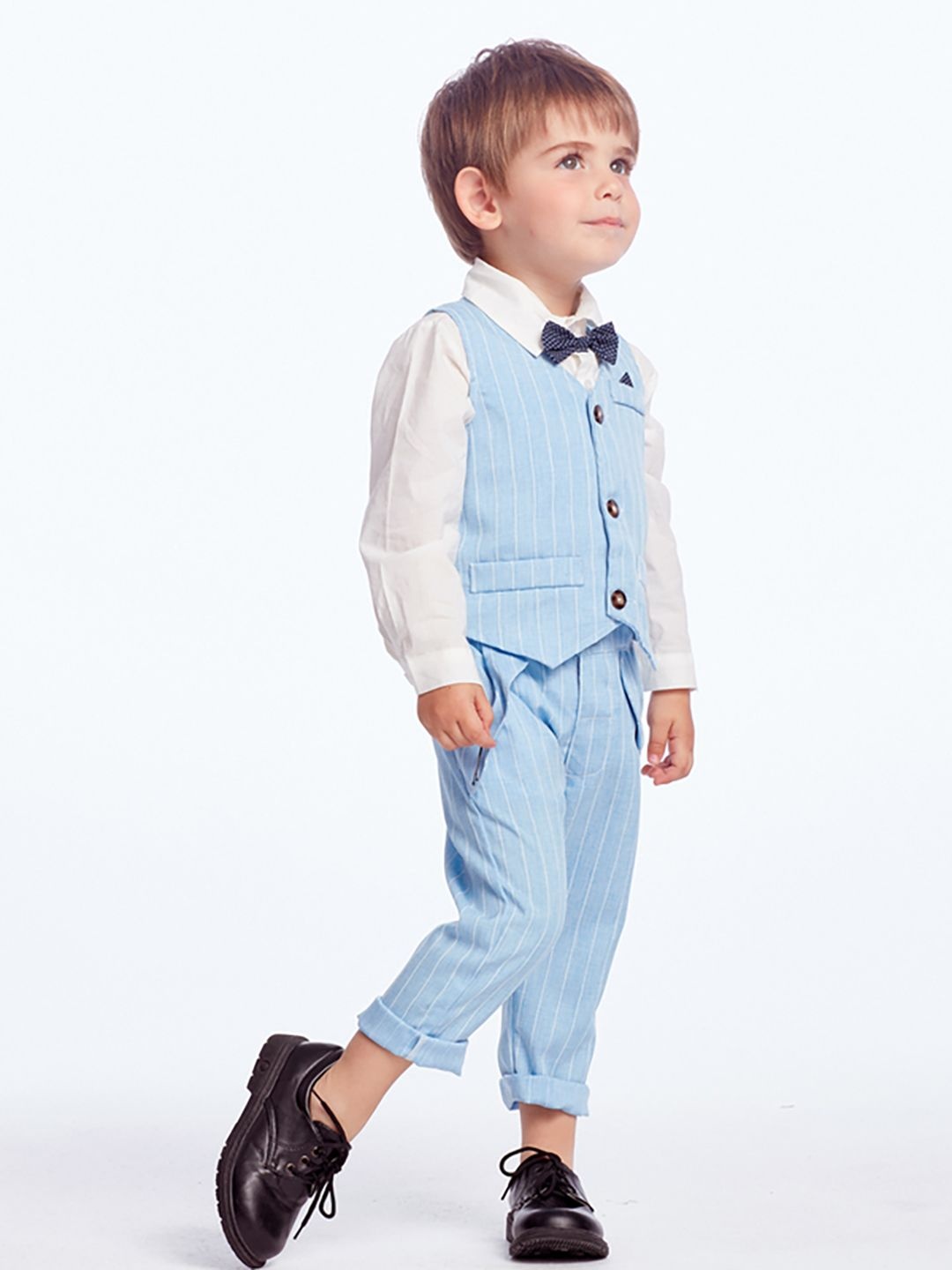 

JC SPARKLE Boys Shirt & Trouser With Waistcoat, Blue