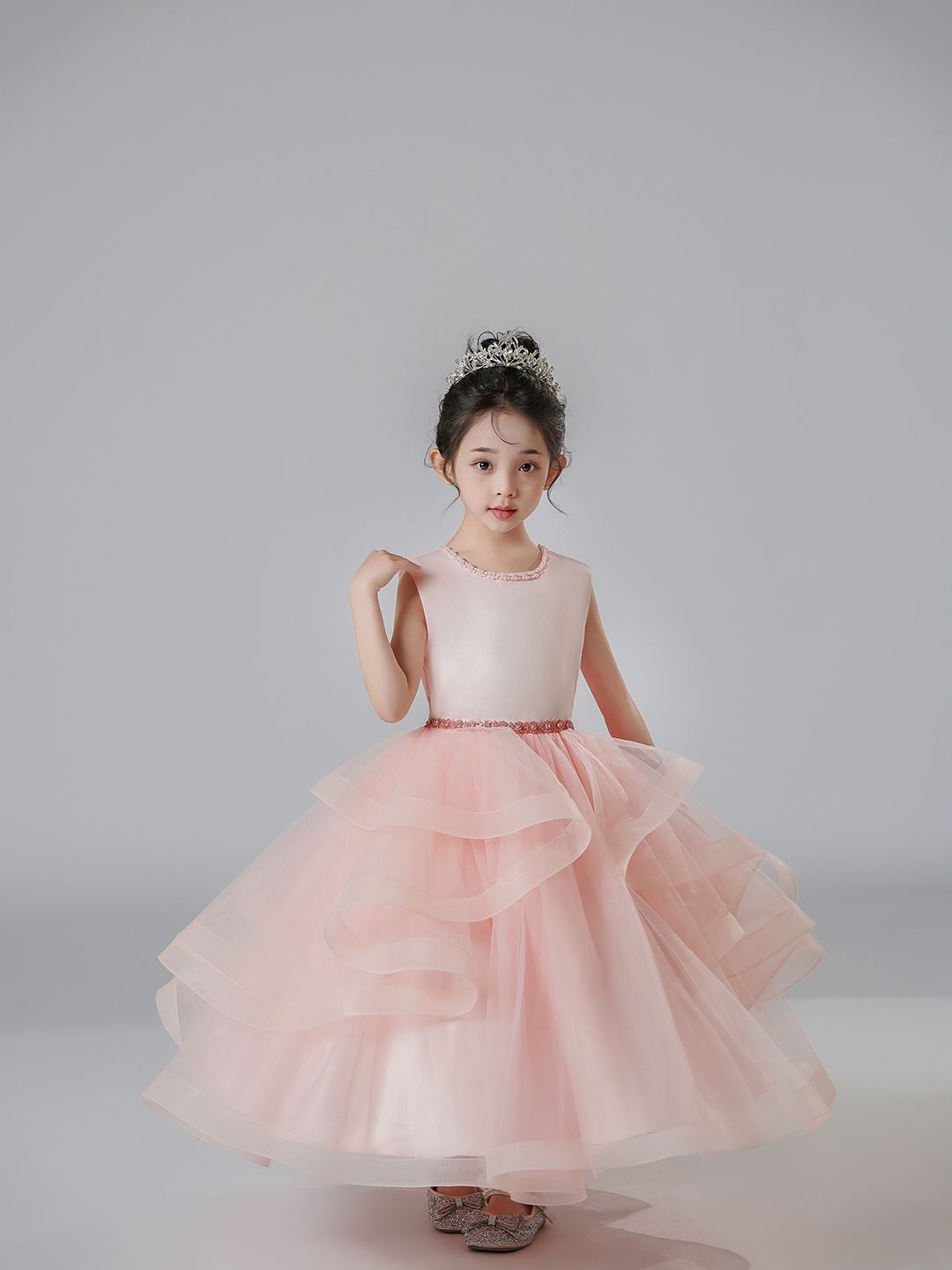 

JC SPARKLE Girls Maxi Dress, Pink