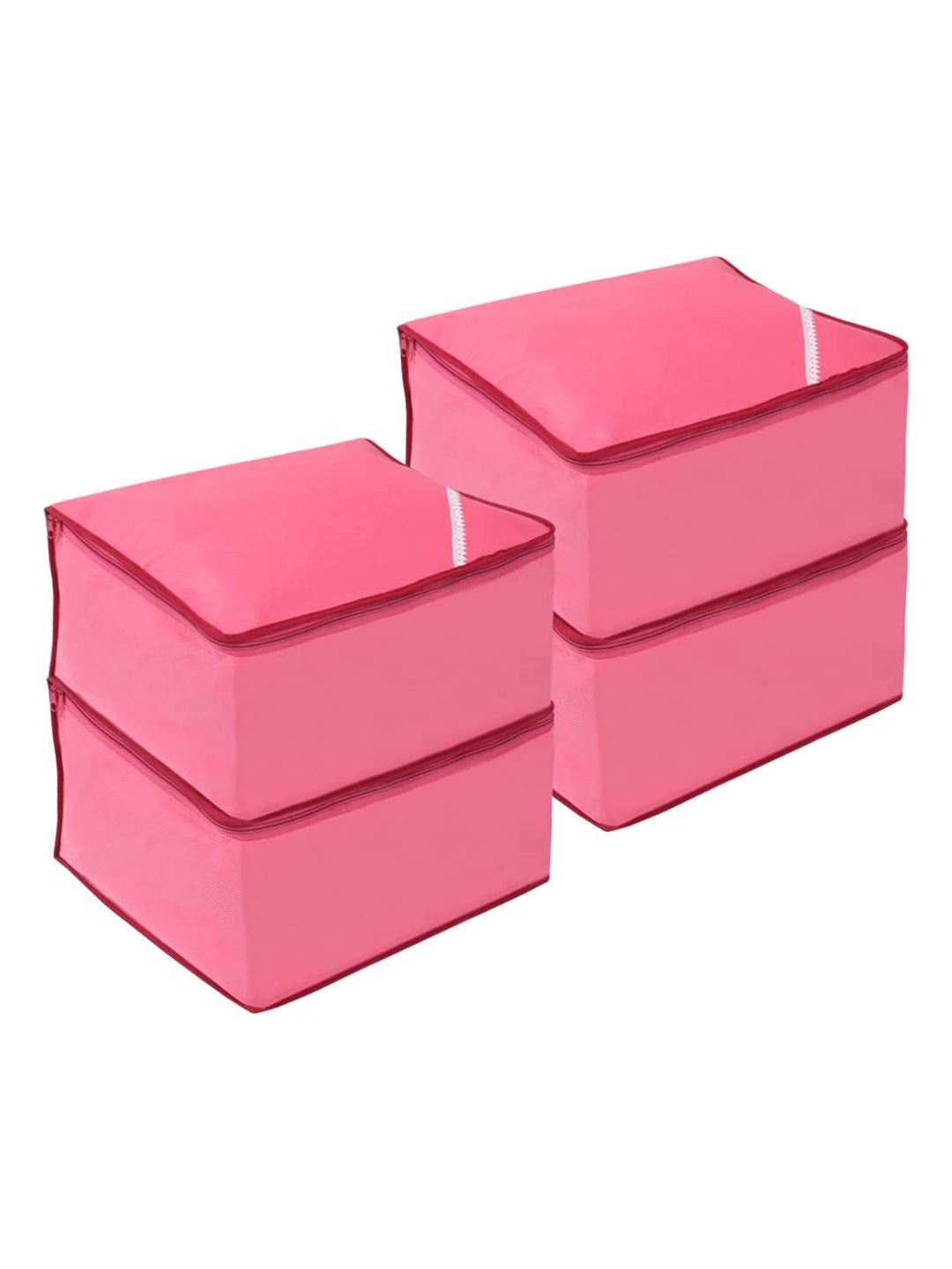 

prettykrafts Pink Set of 4 Regular Drawer Organiser Organisers