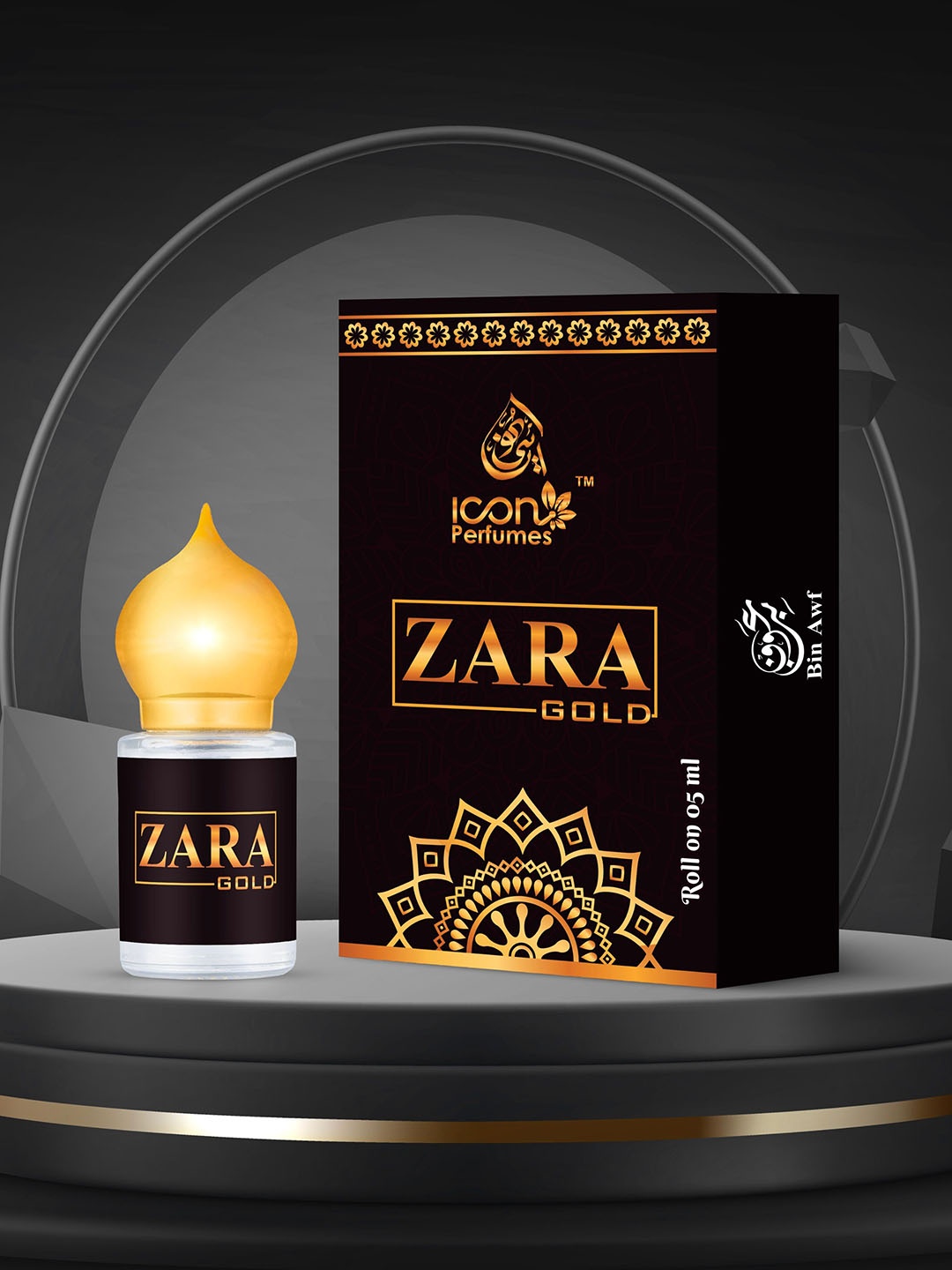 

BinAwf Zara Gold Long Lasting Attar - 5.5 ml, White