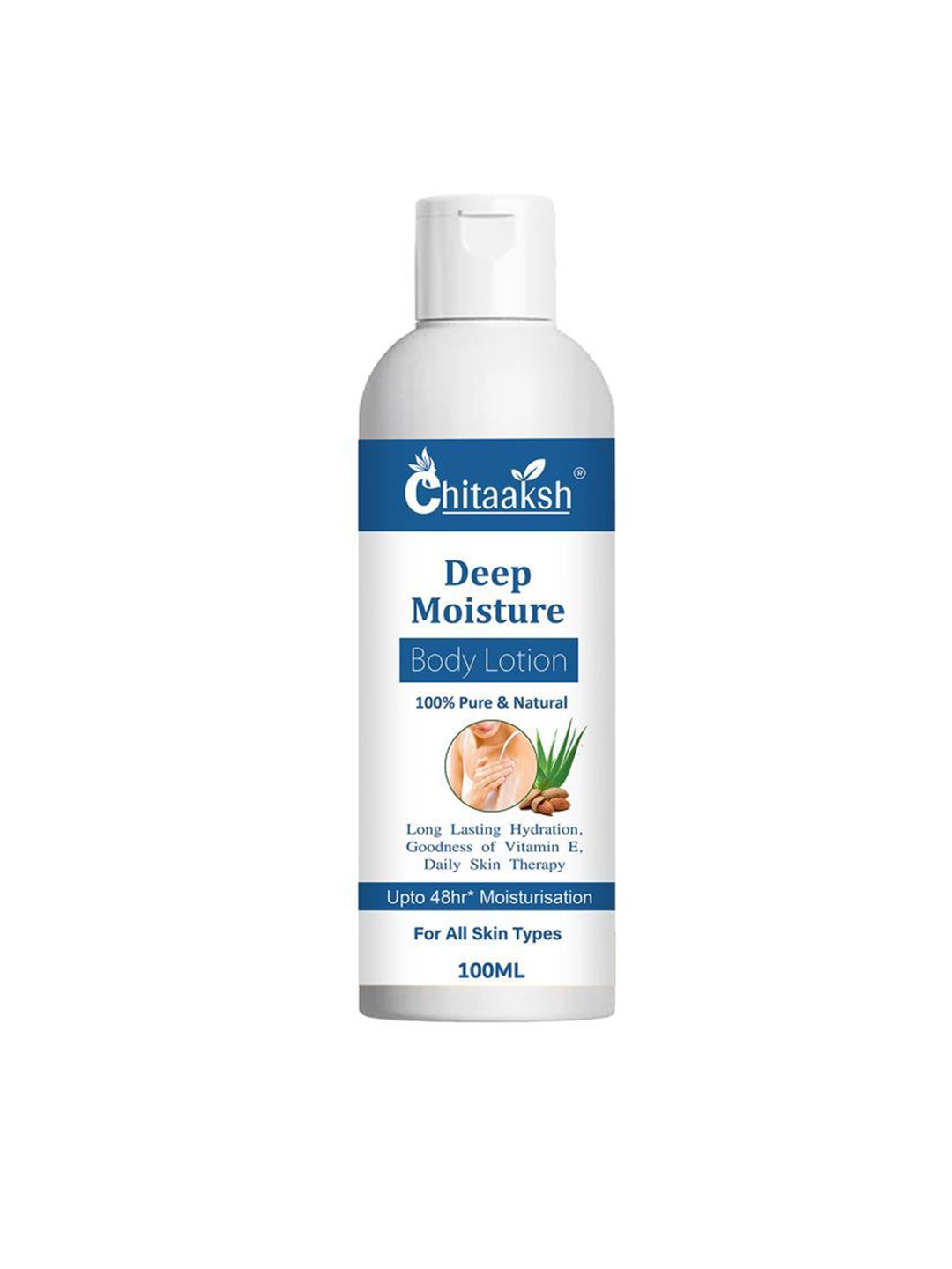 

Chitaaksh Deep Moisture Body Lotion- 100 ml, White