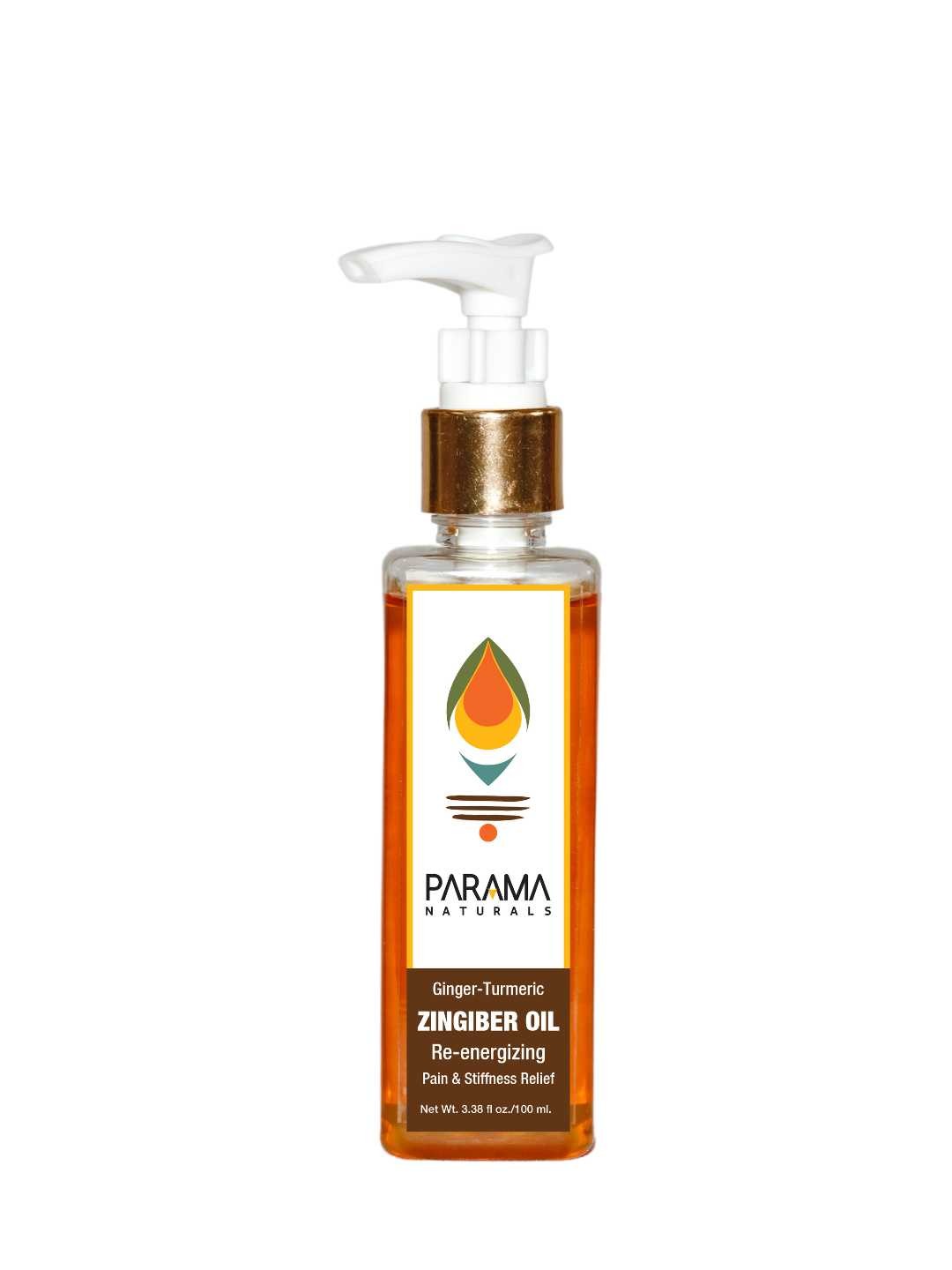 

Parama Naturals Ginger - Turmeric Zingiber Oil-100ml, Yellow