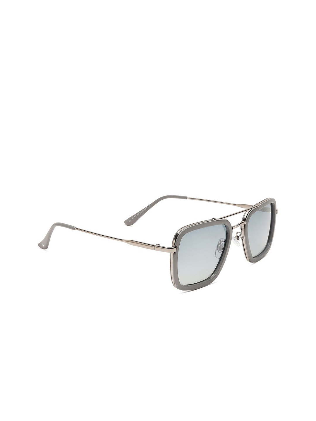 

Specsmakers Unisex Square Sunglasses SMFGYMBL53SPO8115, Blue