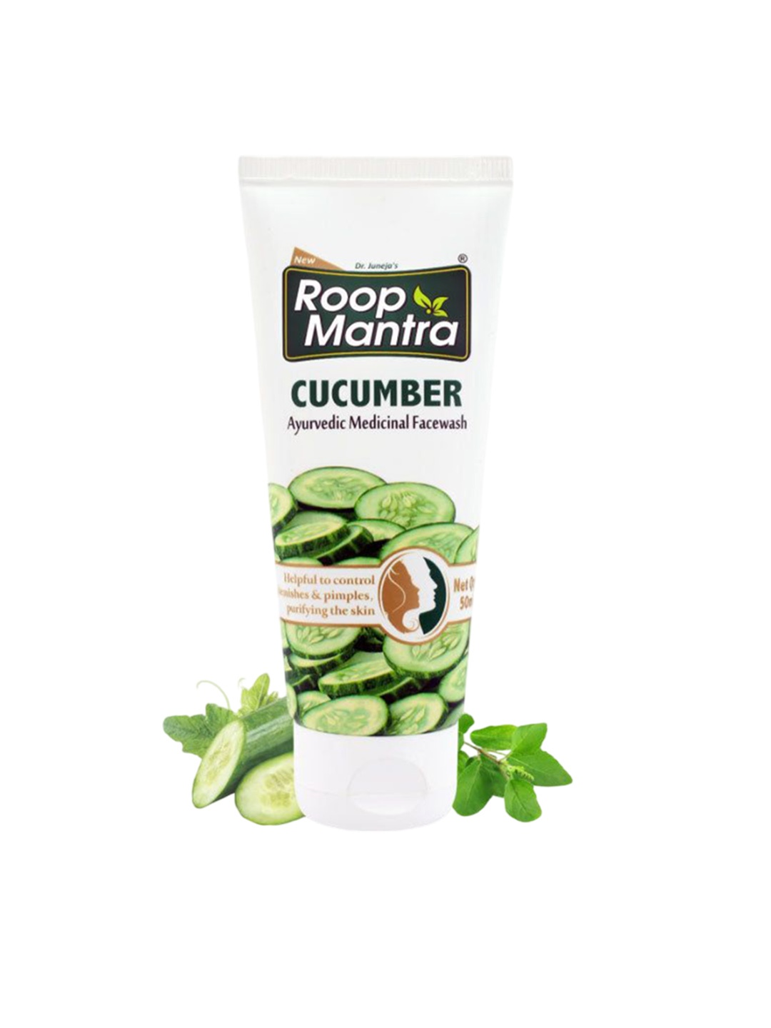 

Roop Mantra Set Of 7 Cucumber Ayurvedic Face Wash-50 ml Each, Multi