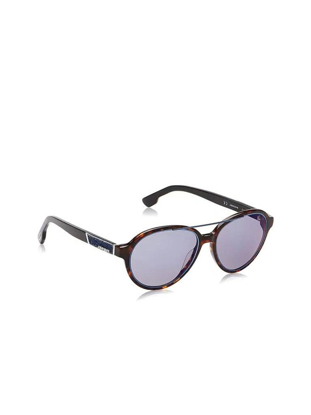 

DIESEL Adults Oval Sunglasses with UV Protected Lens DL0214 56 52X-Brown, Blue